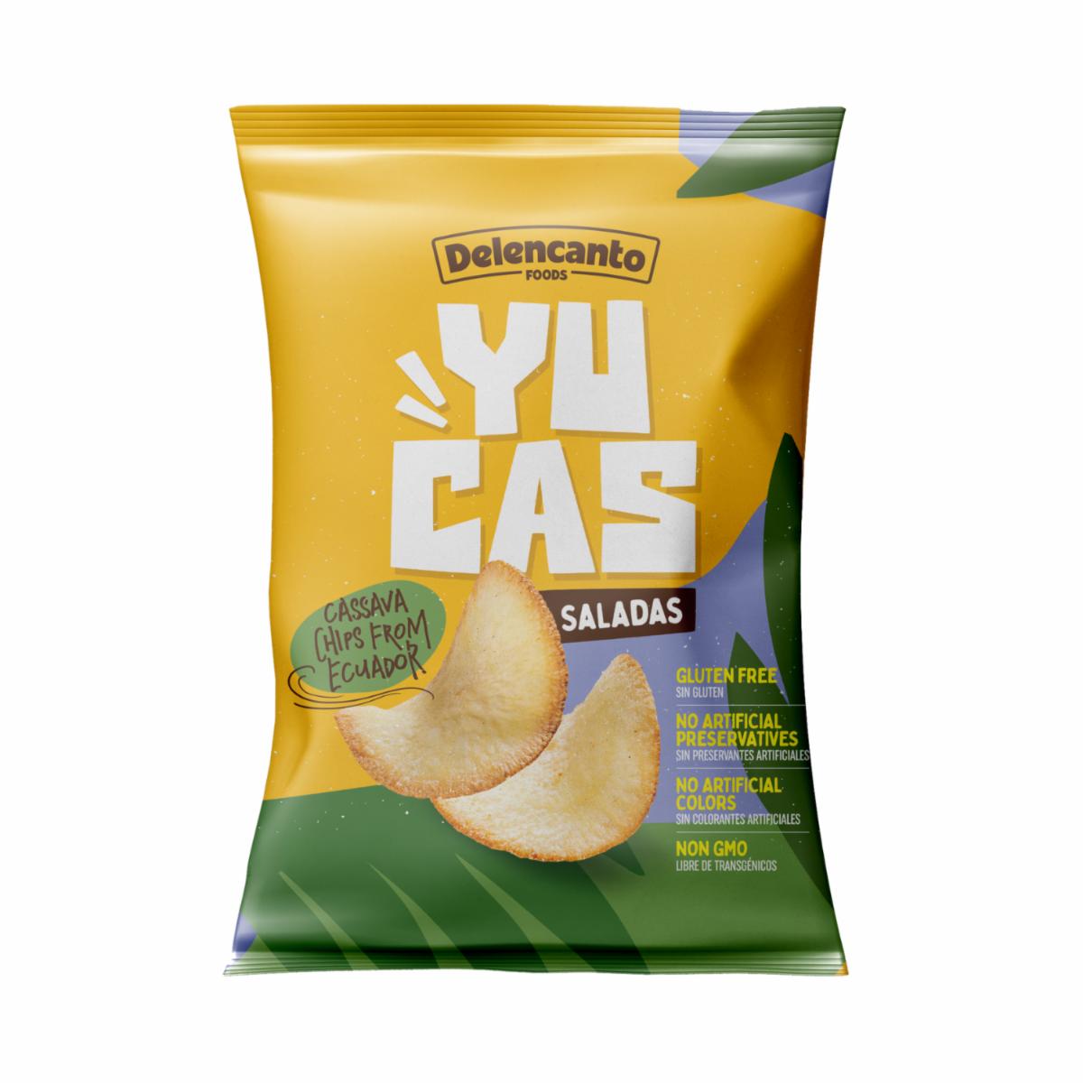 Chips De Yuca Frita Con Sal YUCAS 45 G