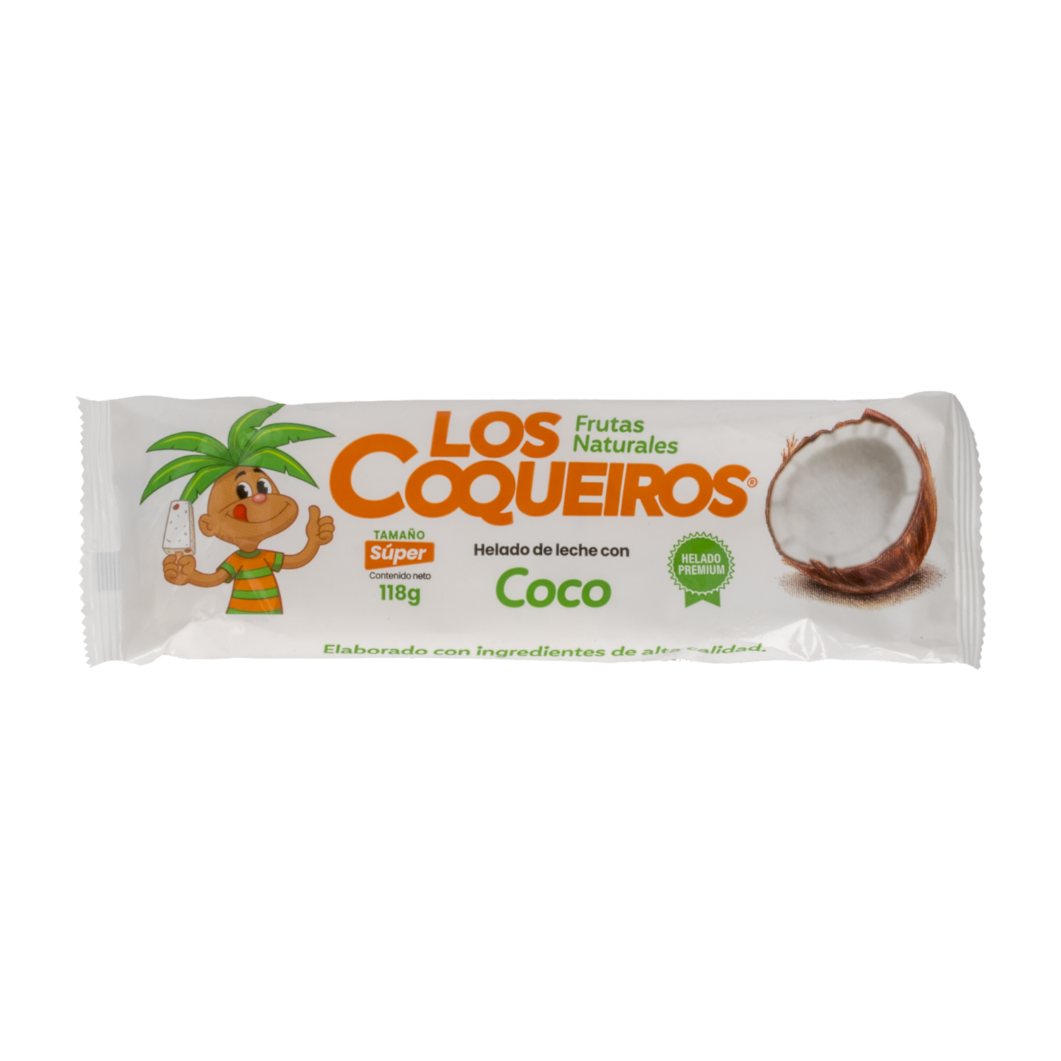 Helado De Coco LOS COQUEIROS 118 G