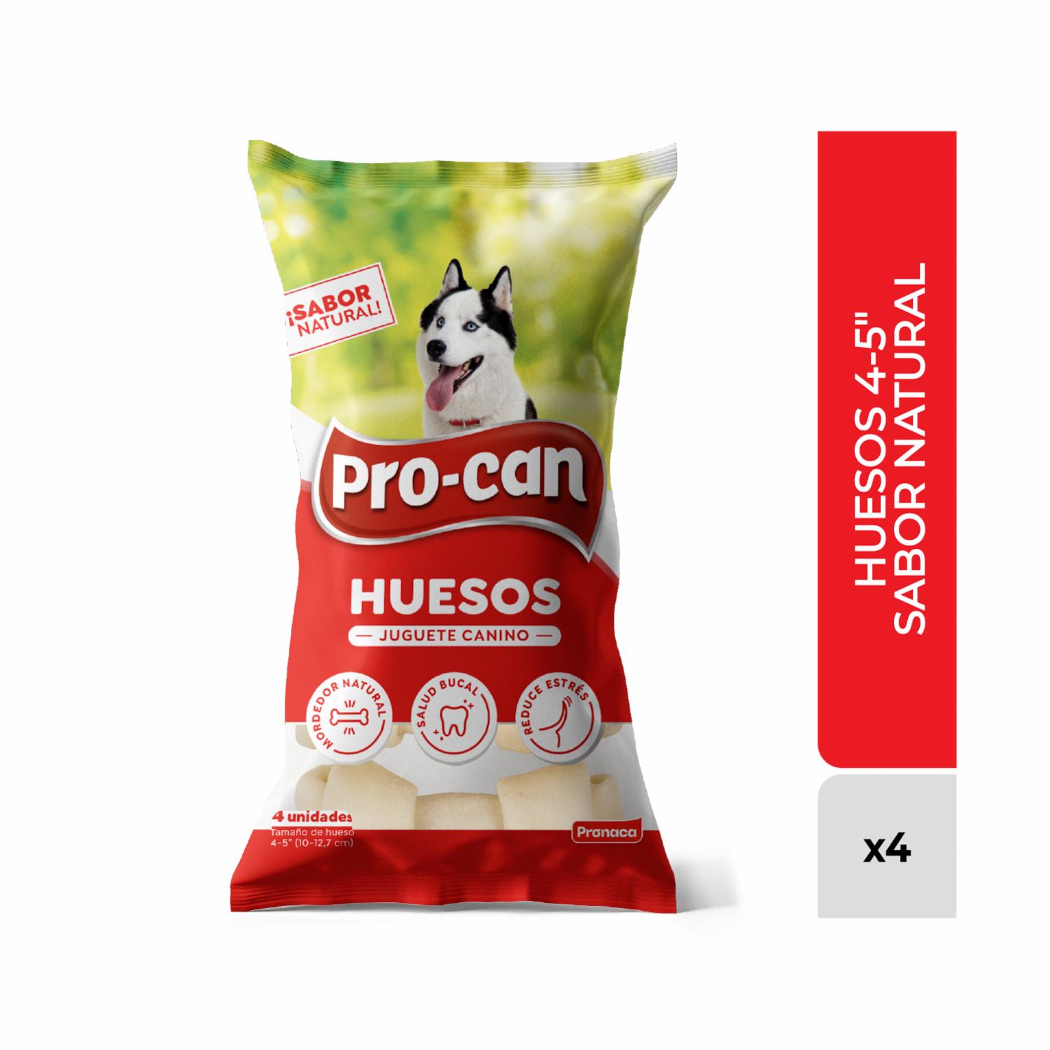 Snack Para Perros Huesos Sabor Natural PRO-CAN 260 g