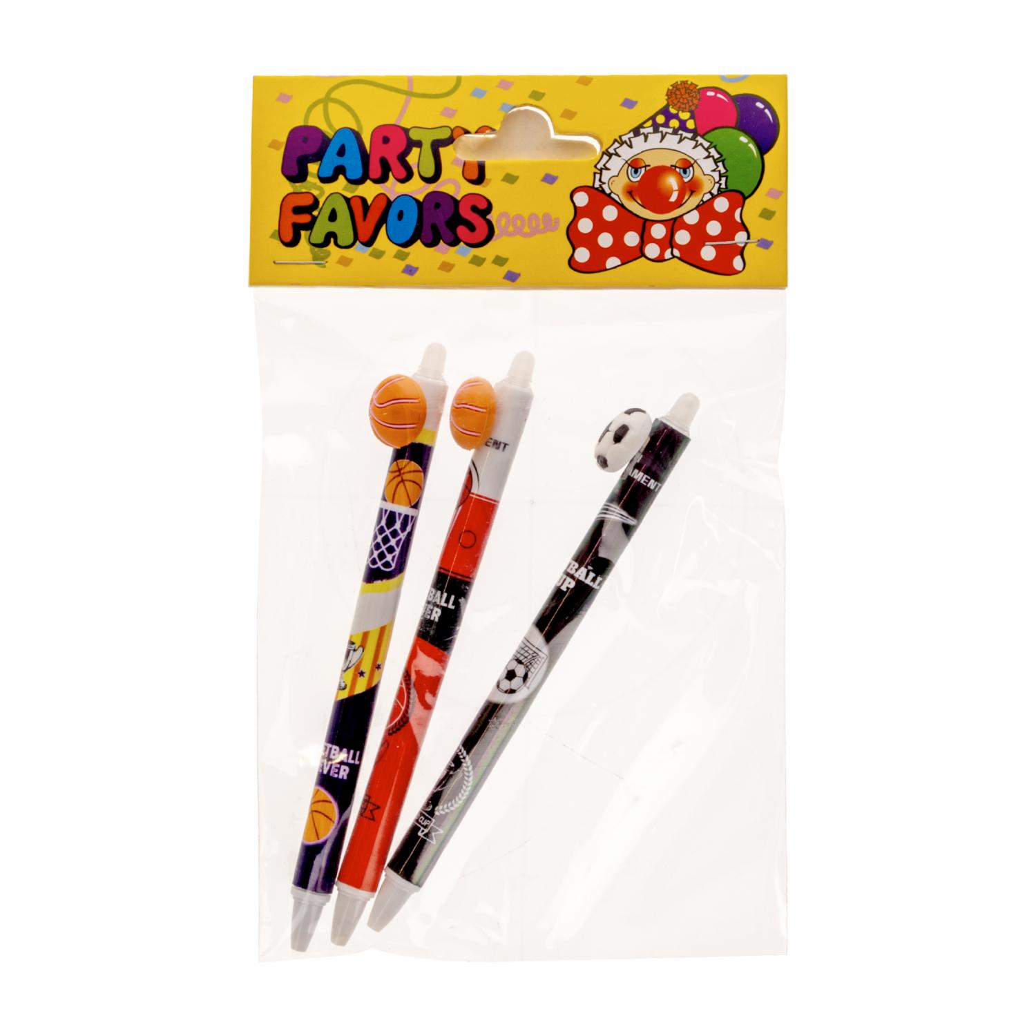 Bolígrafo Borrable Diseño Deportes IMPORTADORA CUMPLEAÑOS X 3 Uds