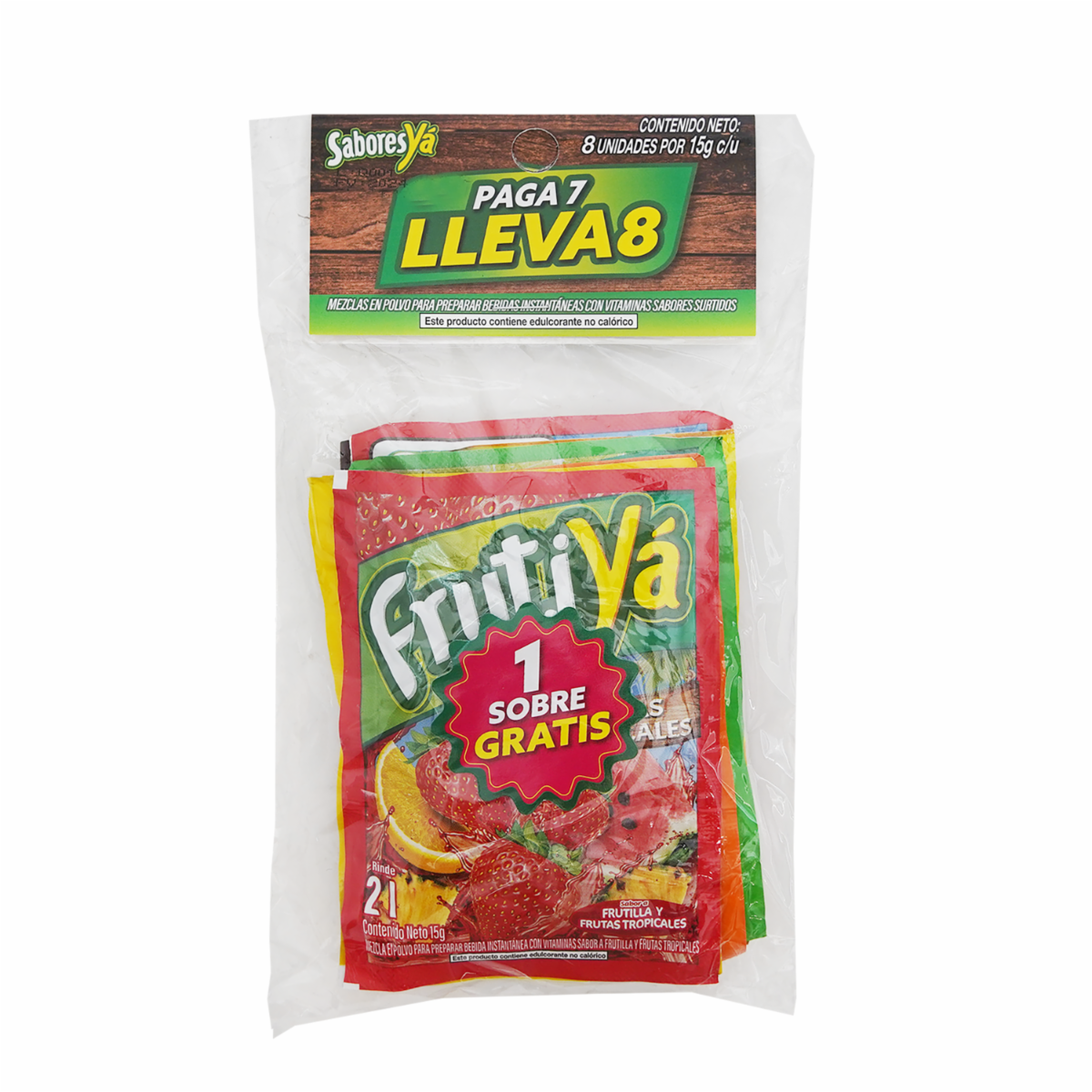 Pack De Jugos YA 8 X 15 Gr