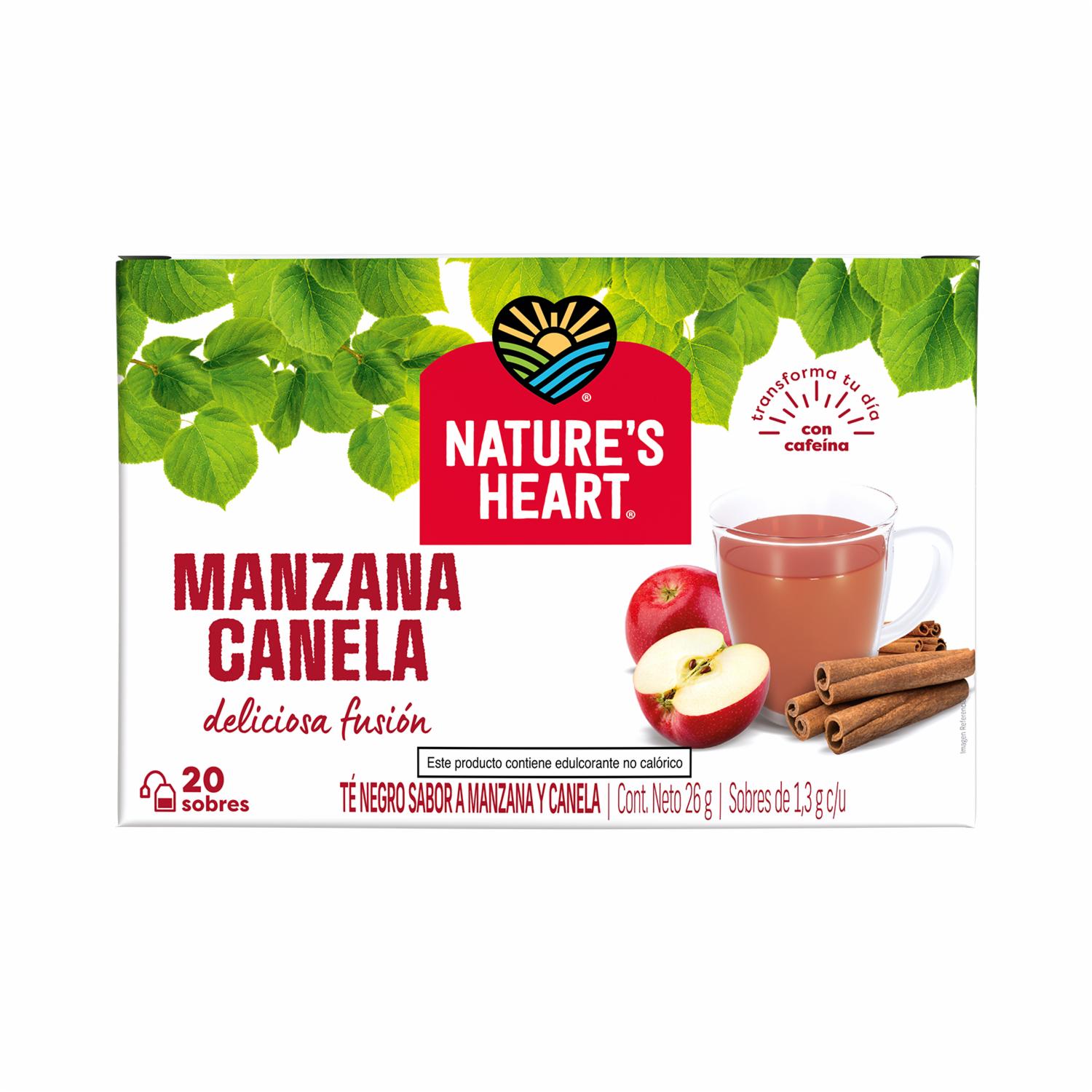 Té Manzana Y Canela NATURE’S HEART 20 x 1.30 G