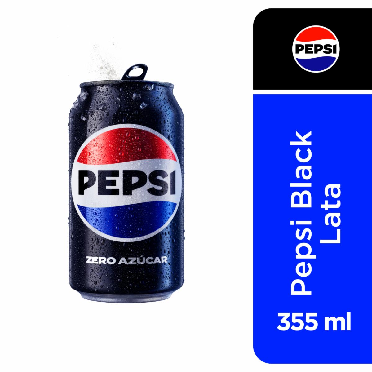 Bebida Gaseosa Zero Azúcar En Lata PEPSI 355 Ml