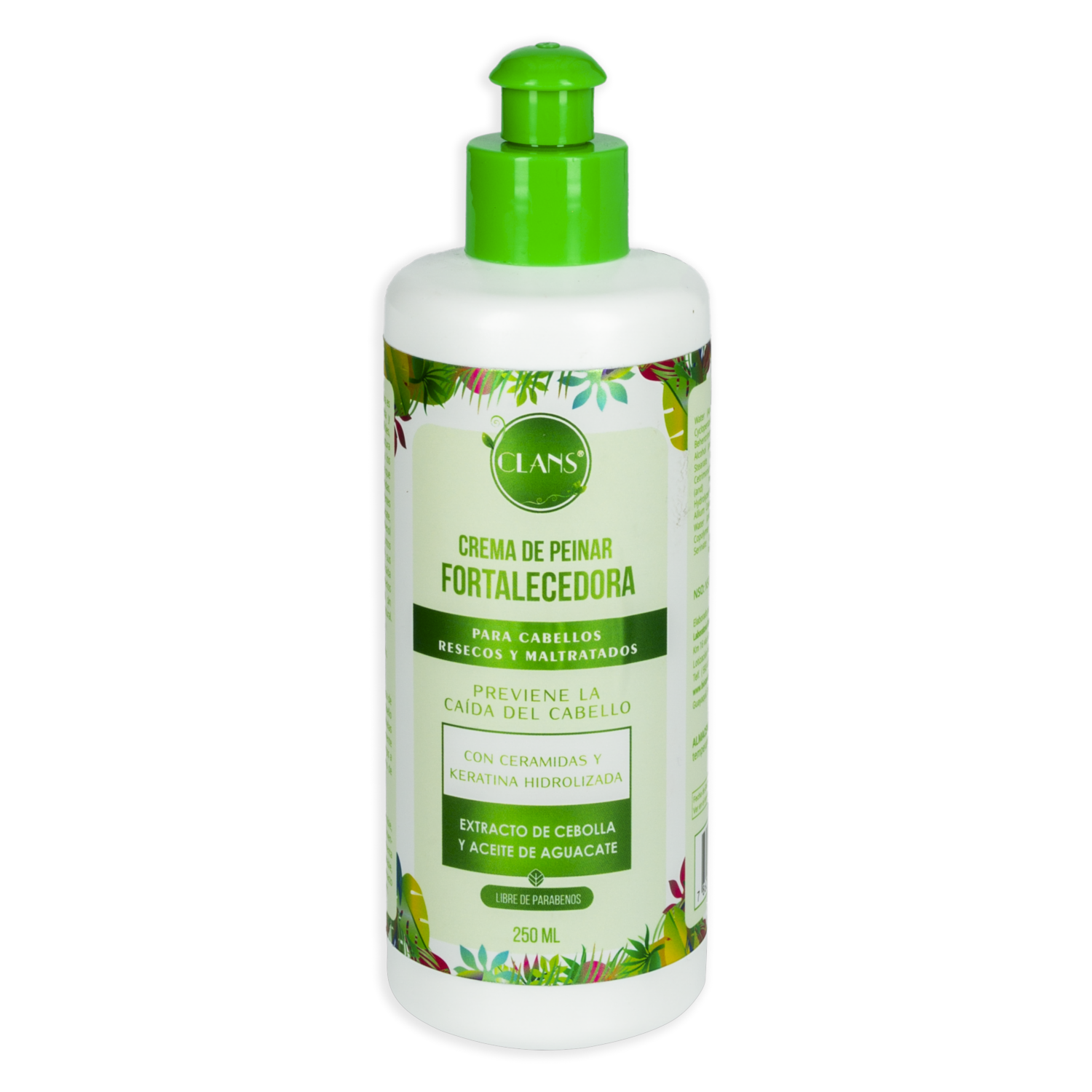 Crema Para Peinar Fortalecedora CLANS 250 Ml