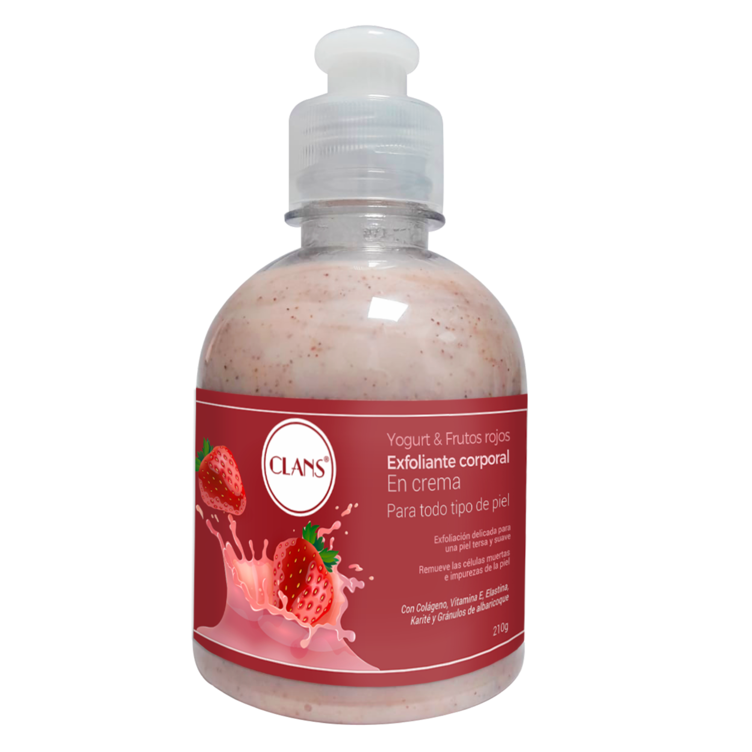Exfoliante Corporal De Yogurt CLANS 210 G