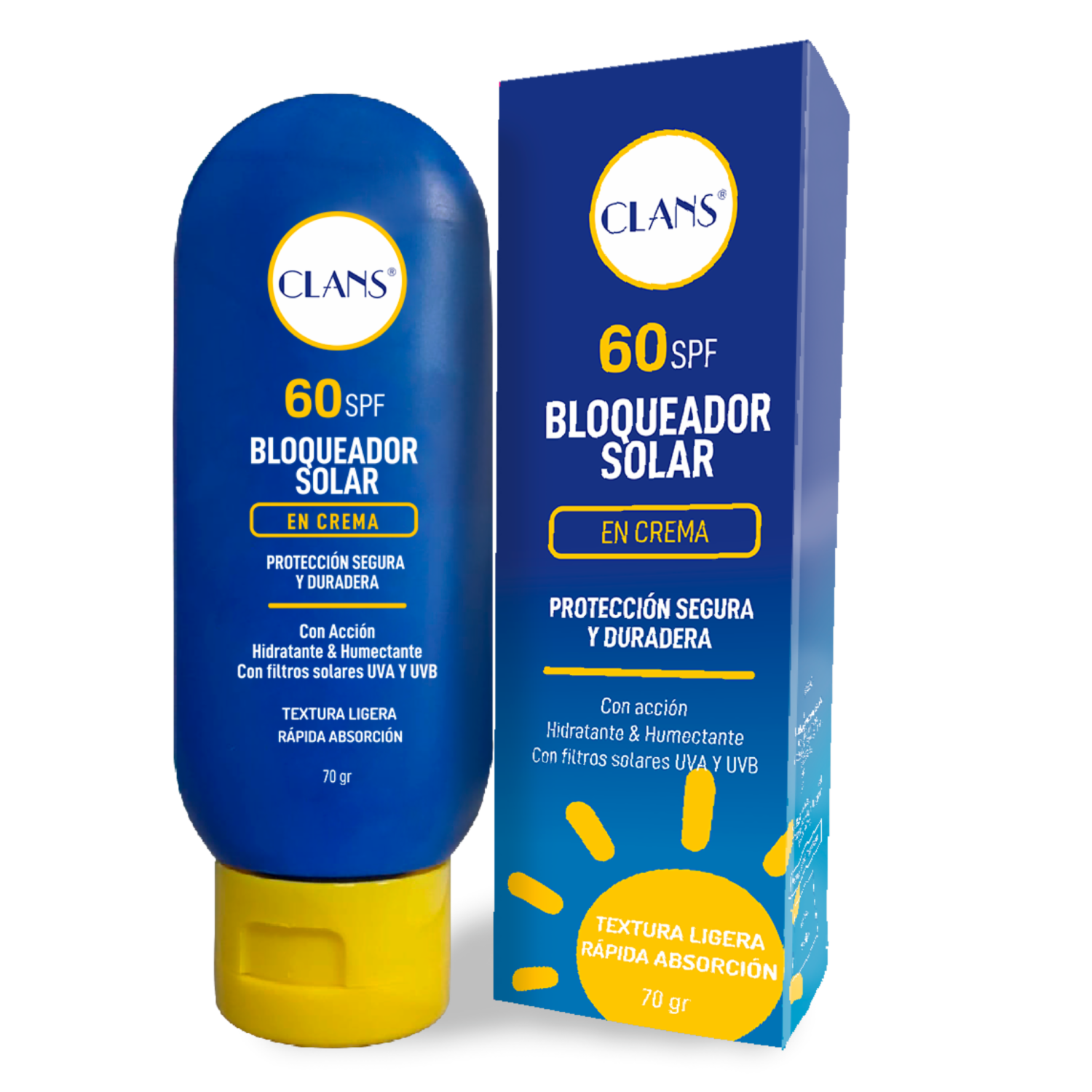Protector Solar Con SPF 50+ CLANS 70 G