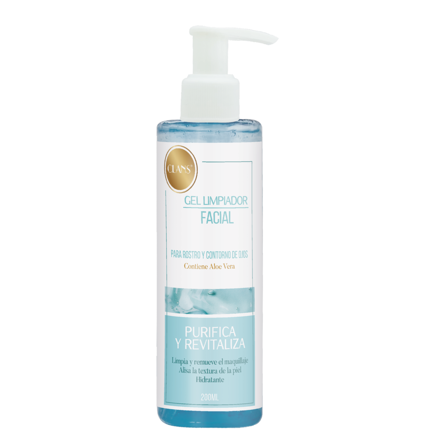 Toallitas Desmaquillantes Limpiador CLANS 200 Ml