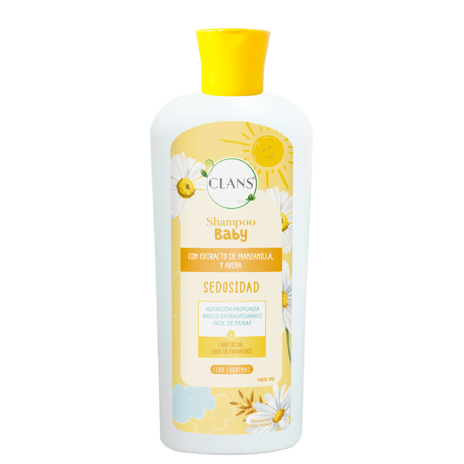Shampoo Para Cabello Baby CLANS 400 Ml