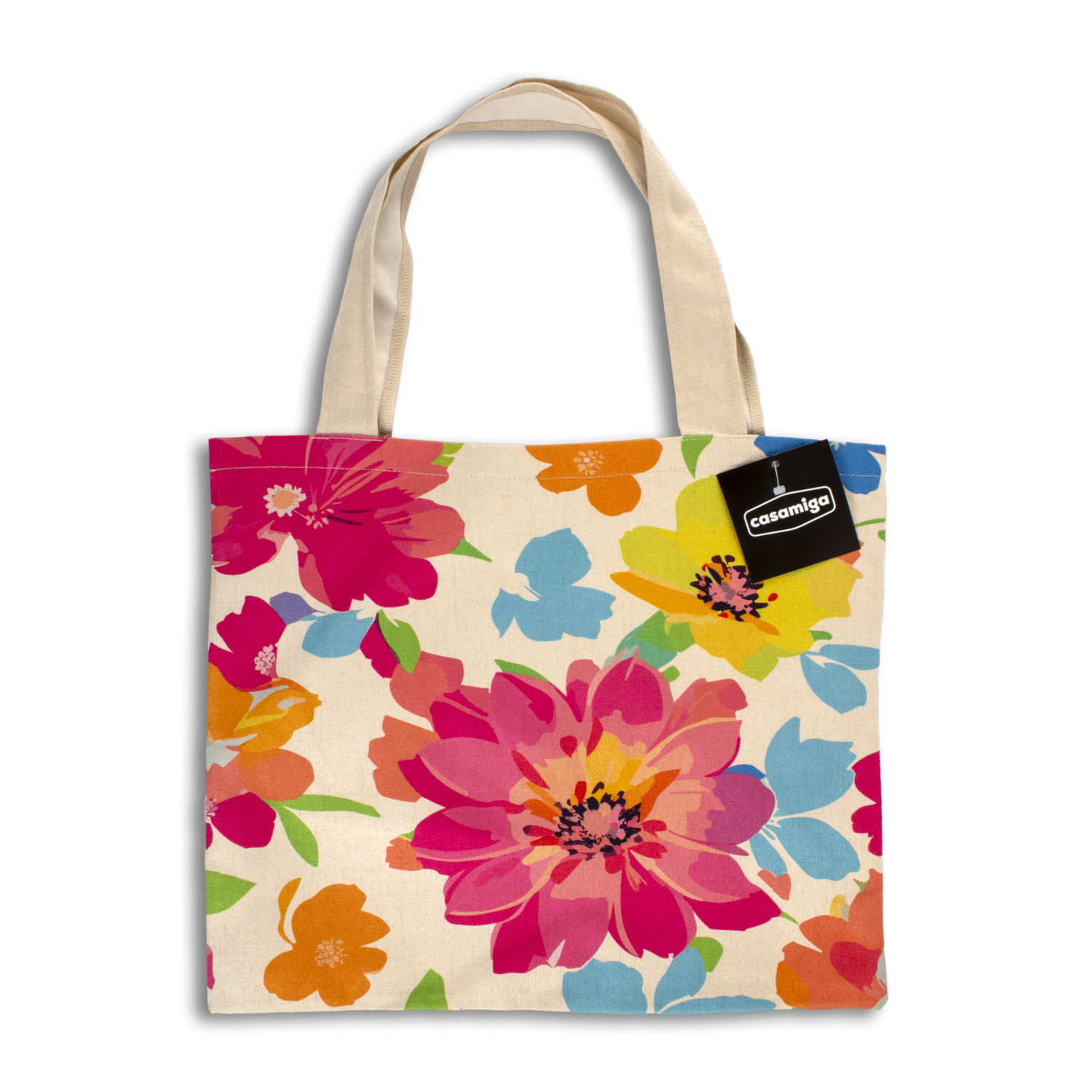 Tote Bag Subliminada Diseño Flowers CASAMIGA Unidad