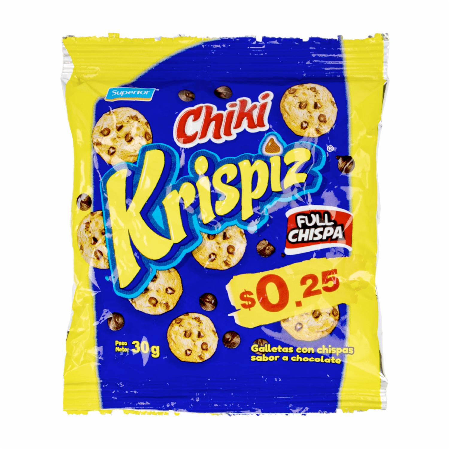 Galletas Dulces Con Chispas De Chocolate KRISPIZ 30 G
