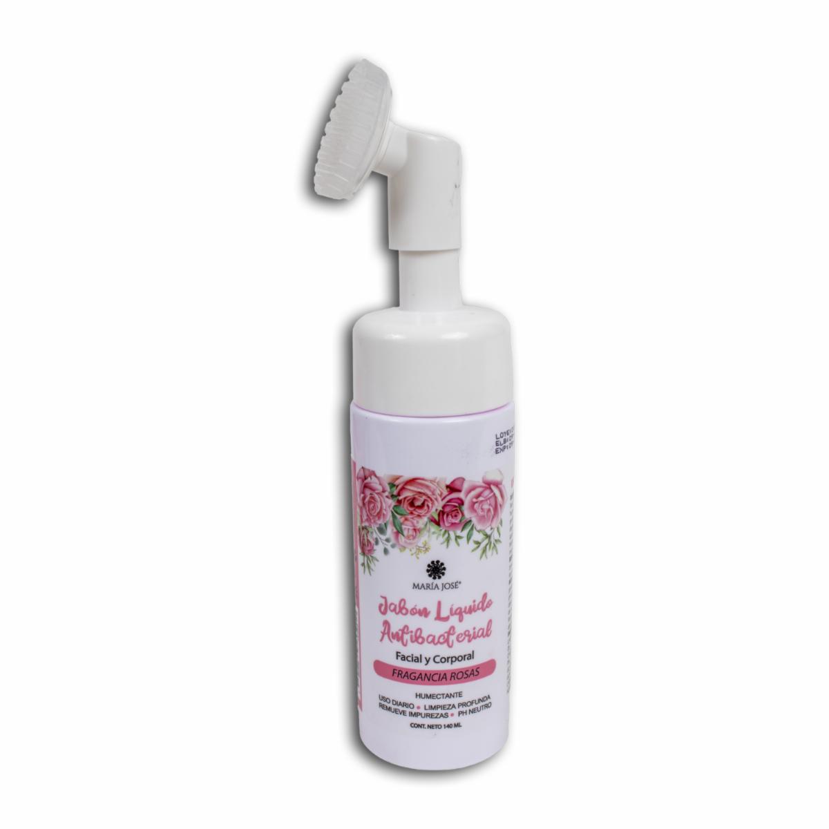 Jabón Facial Líquido Antibacterial De Rosas MARIA JOSÉ 140 Ml