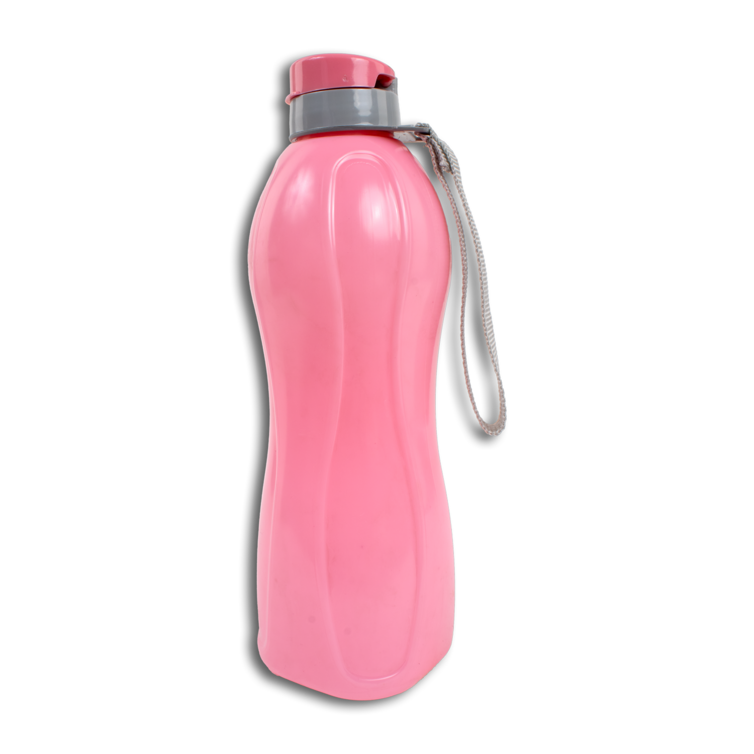 Tomatodo Squeeze Rosa Con Cordón PLASTIC HOUSE 900 Ml