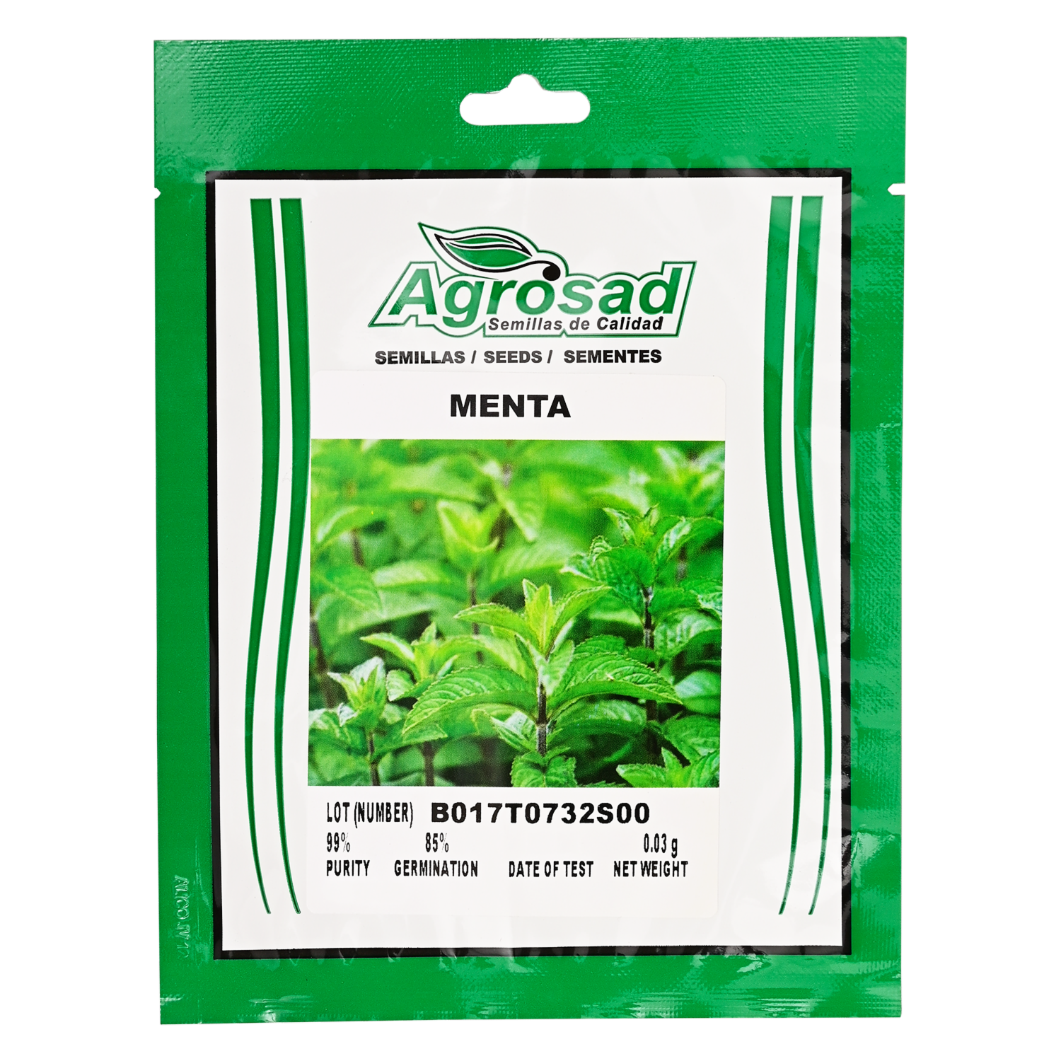 Semillas De Menta AGROSAD 0.03 g