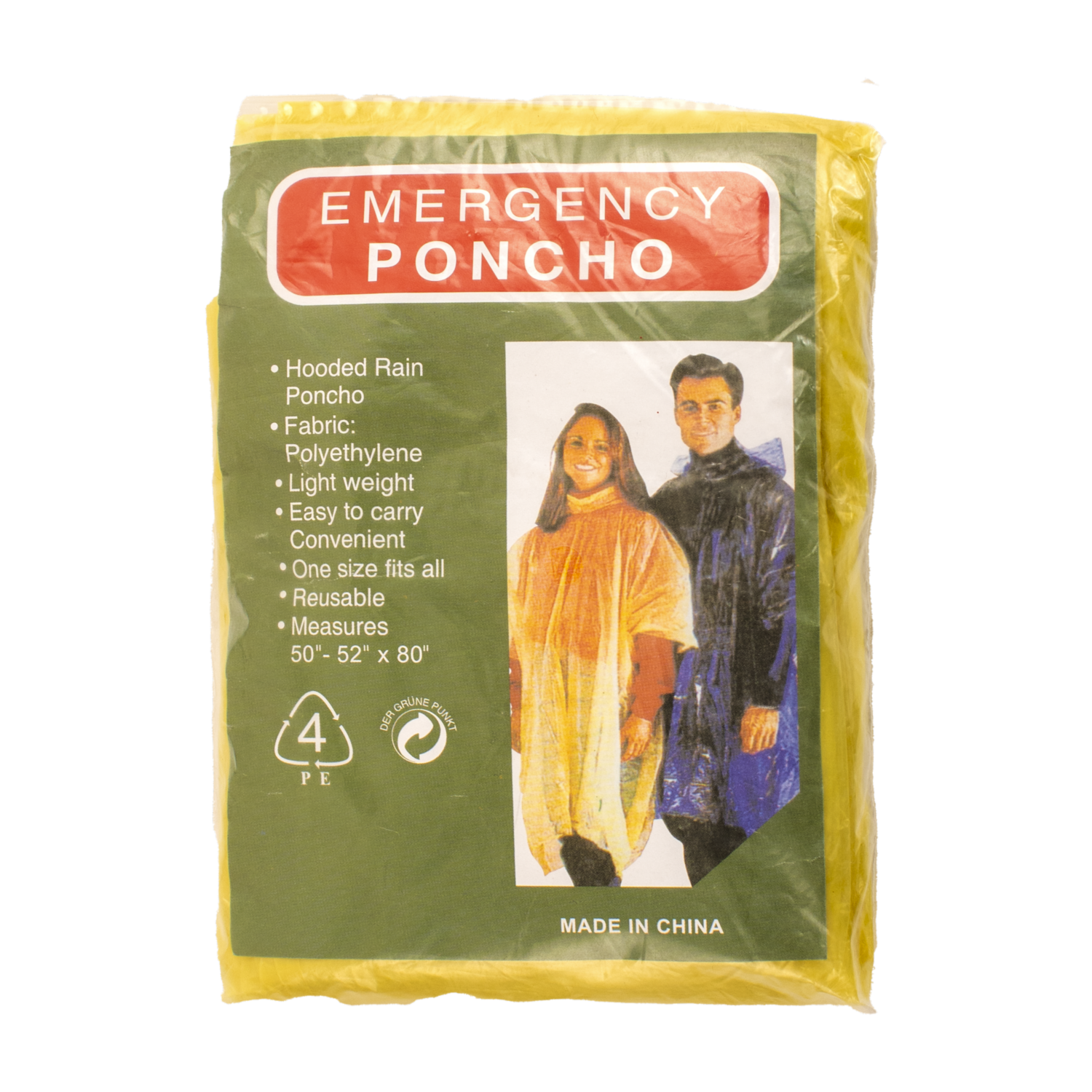 Poncho Plástico Contra Agua AQUALIFE Unidad