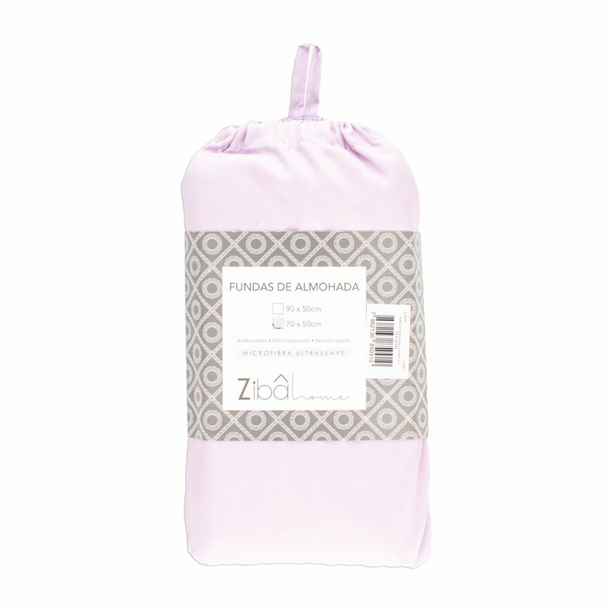 Funda De Almohada Lila ZIBA HOME 70 X 50 Cm