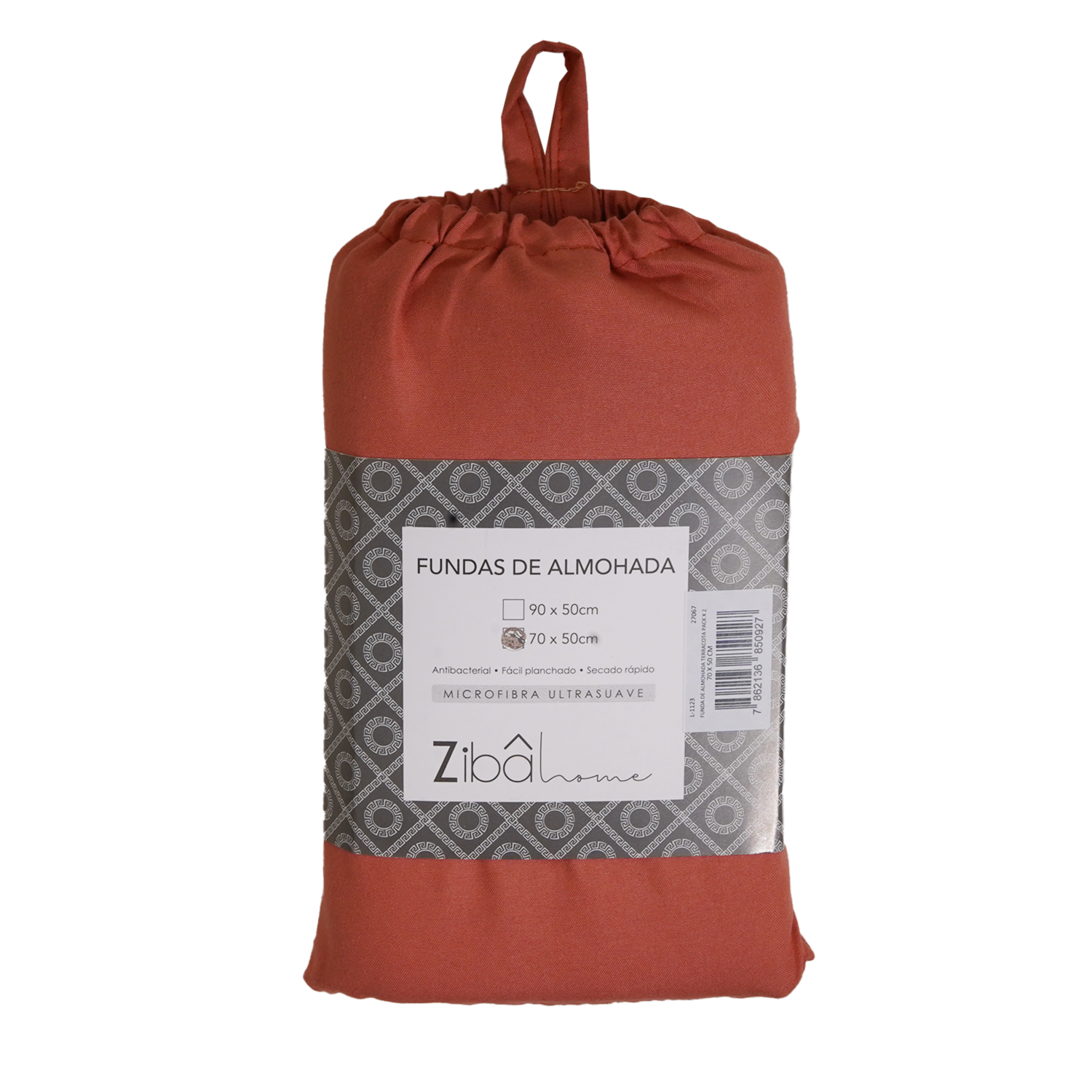 Funda De Almohada Terracota ZIBA HOME 70 X 50 Cm