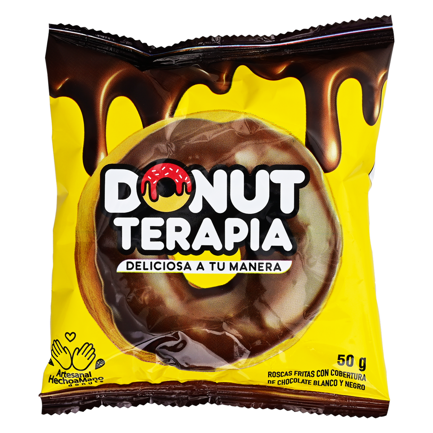 Rosca Con Cobertura De Chocolate DONUT TERAPIA 50 G