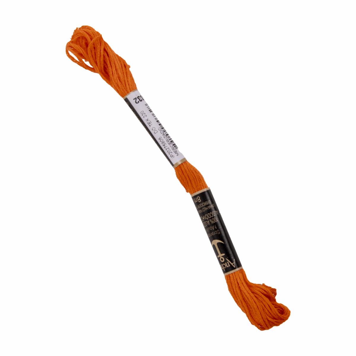 Madeja Para Bordado Color Naranja ANCHOR Unidad
