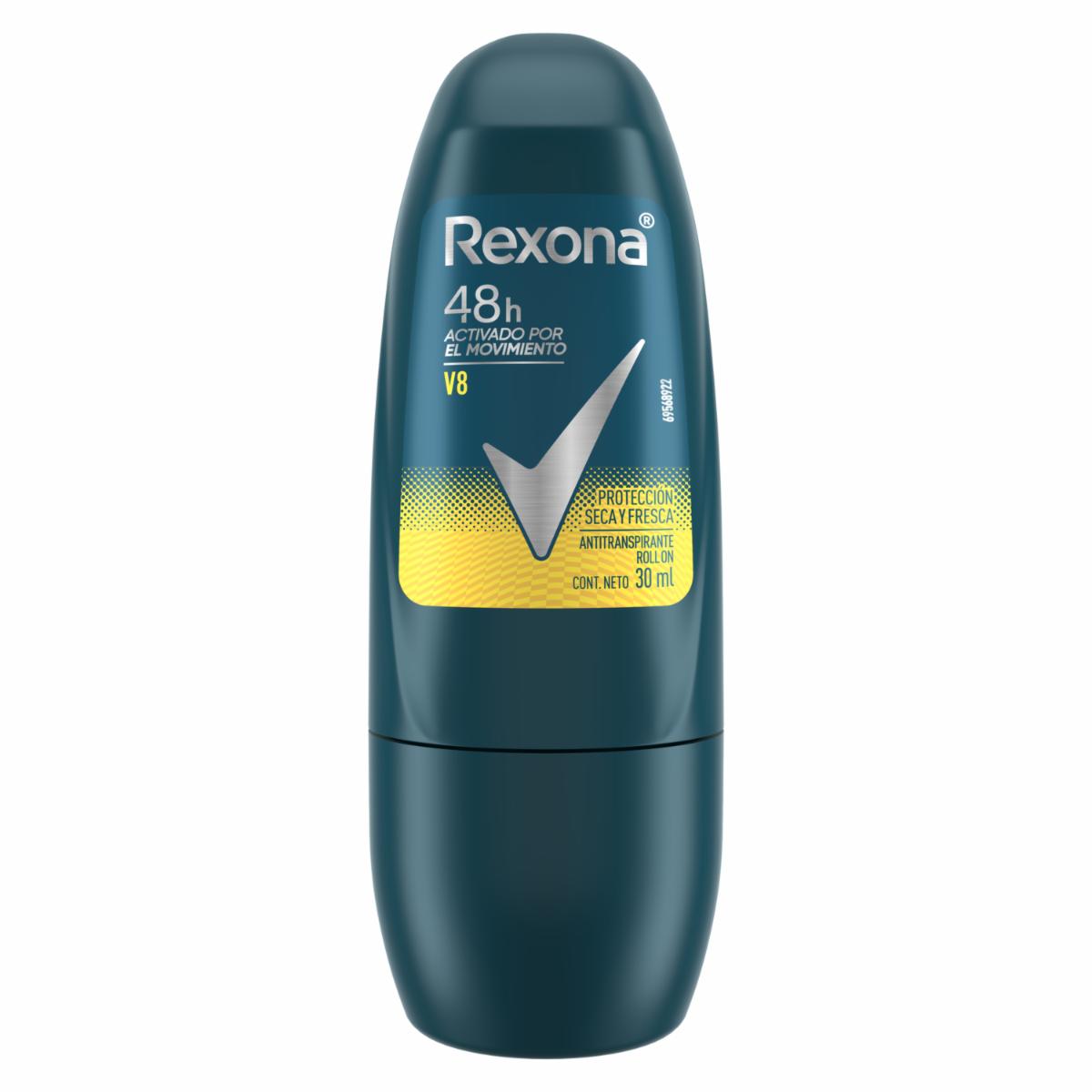 Desodorante En Roll On V8 REXONA 30 Ml
