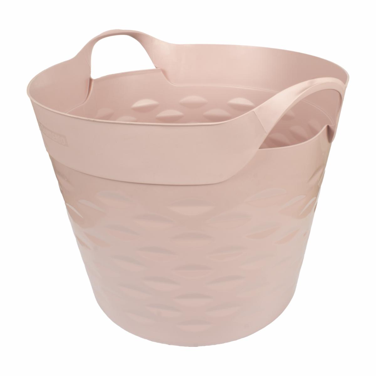 Canasto Circular Rosa Moolti SANREMO 20 Litros