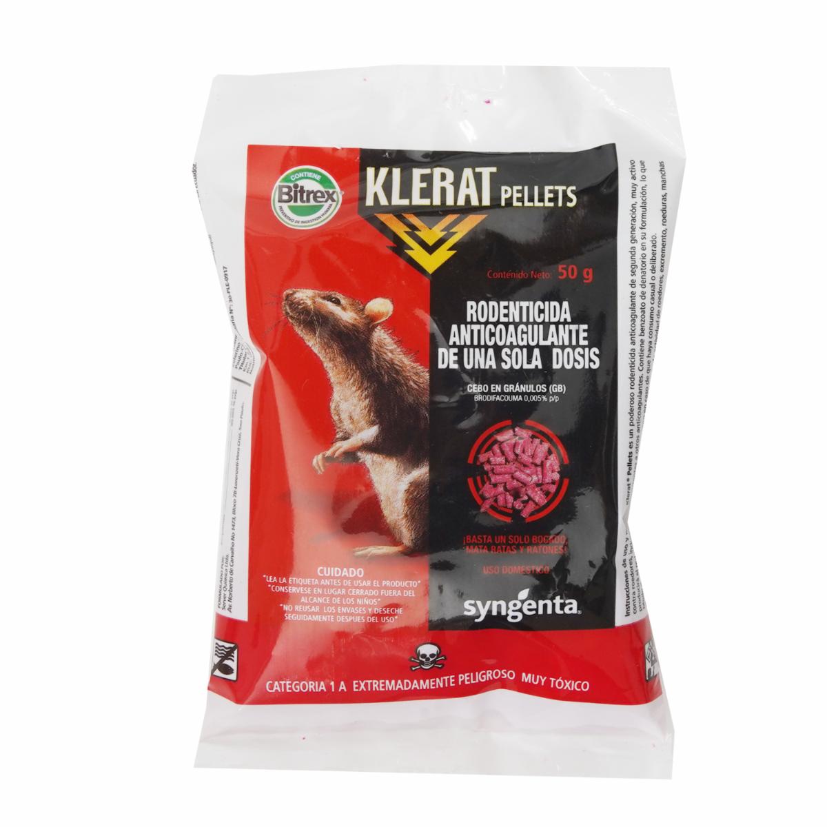 Rodenticida Pellet KLERAT 50 G