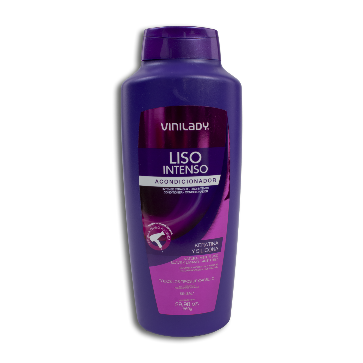 Acondicionador De Cabello Liso Intenso VINILADY 850 G