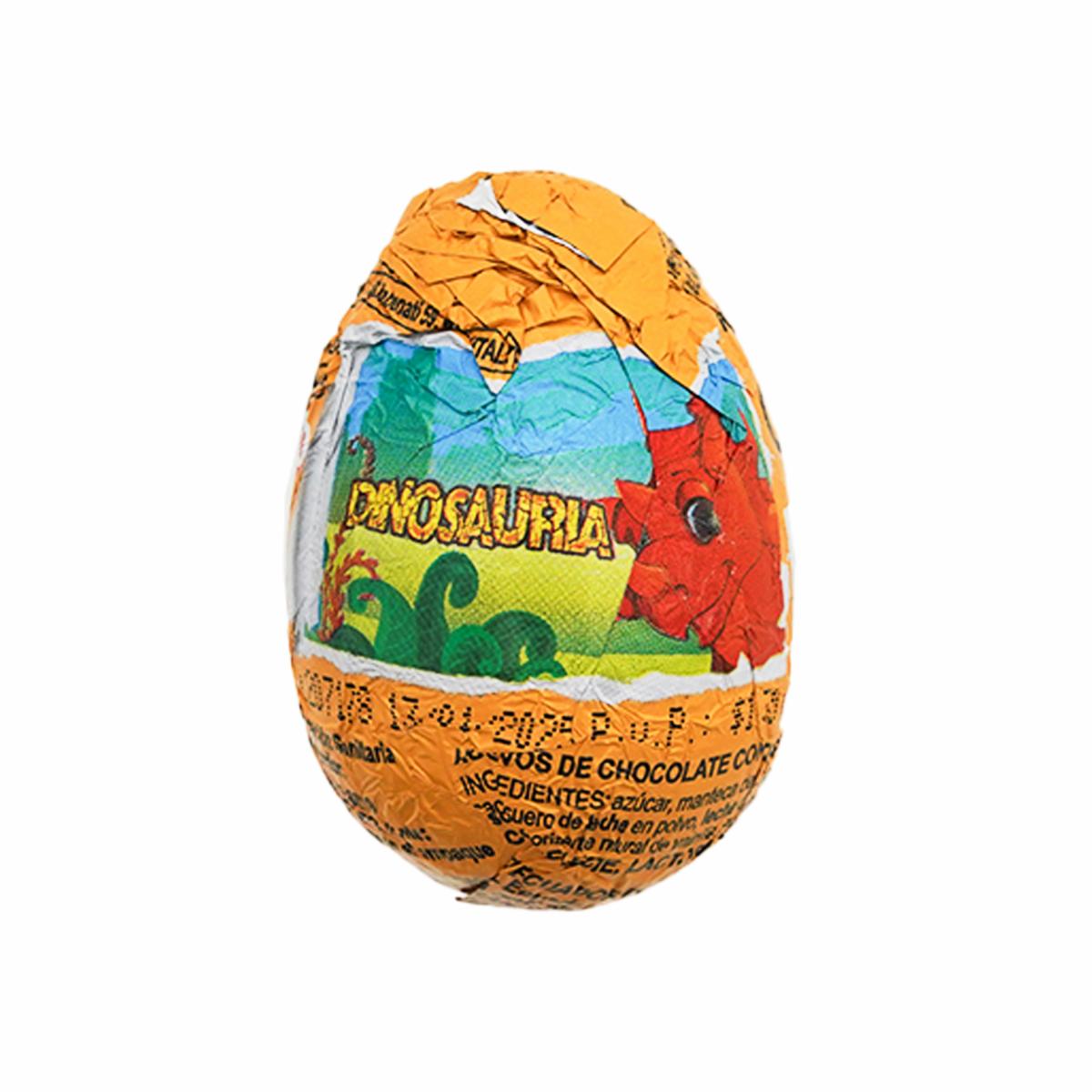 Huevo De Chocolate Dinosaurio Con Sorpresa DINOSAURIA 20 G
