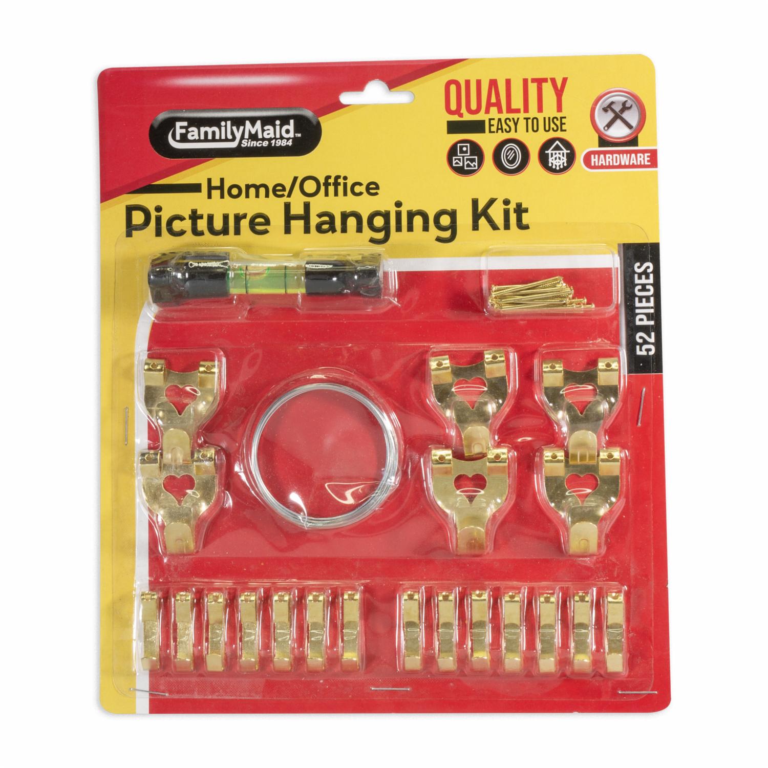Kit De Gachos Para Cuadros FAMILYMAID 52 Uds