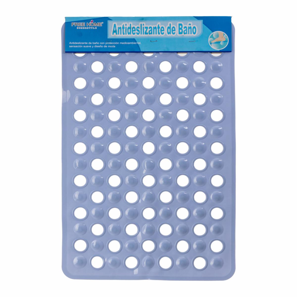 Antideslizante De Baño Azul FREE HOME 61 X 38 Cm