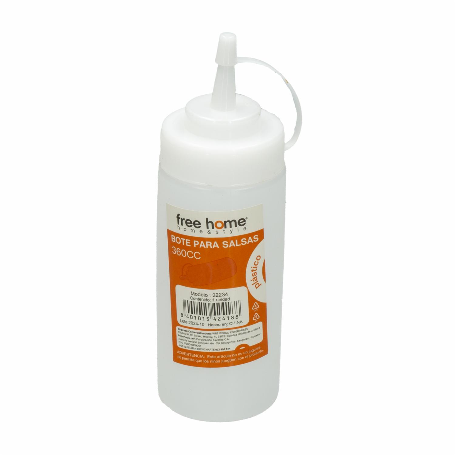 Frasco Para Salsas FREE HOME 360 Ml