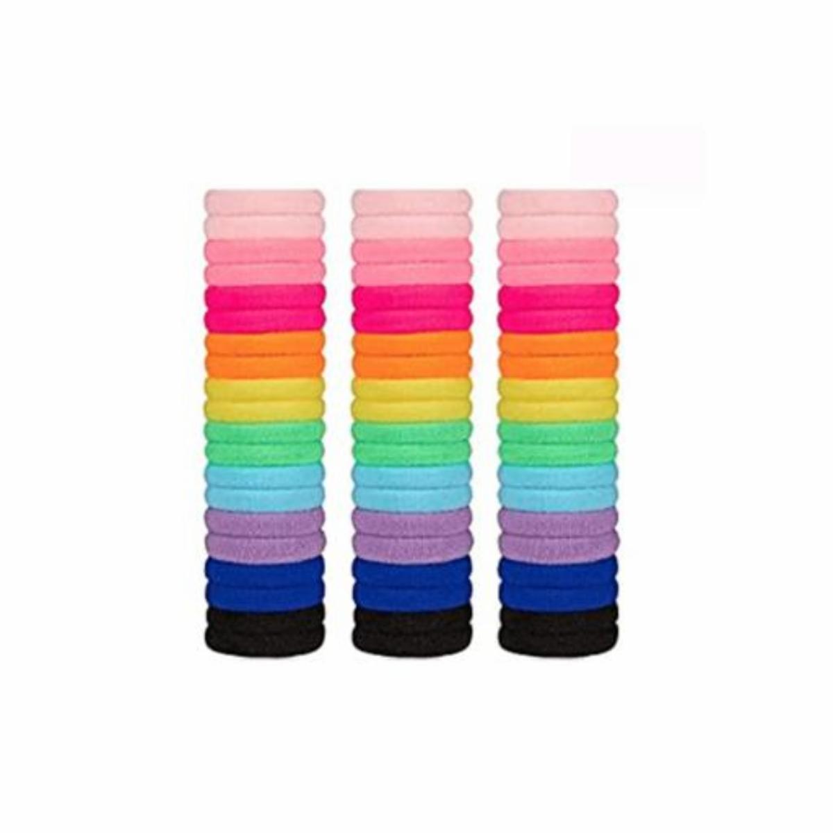 Vinchas De Cabello Tipo Ligas Multicolor JOIA Longitud Perfecta