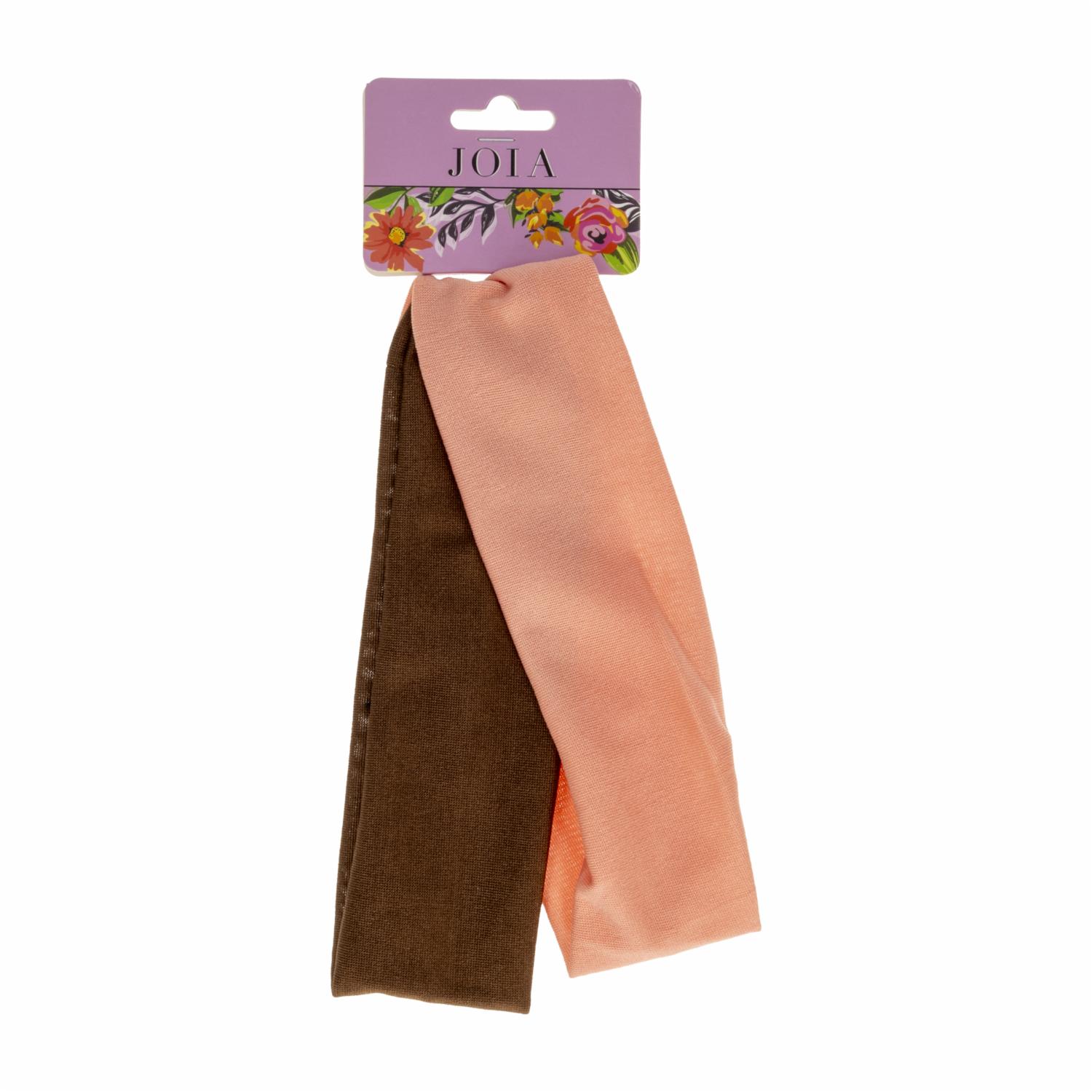 Vinchas De Cabello Tipo Bandas Beige Rosado Negro JOIA 2 u