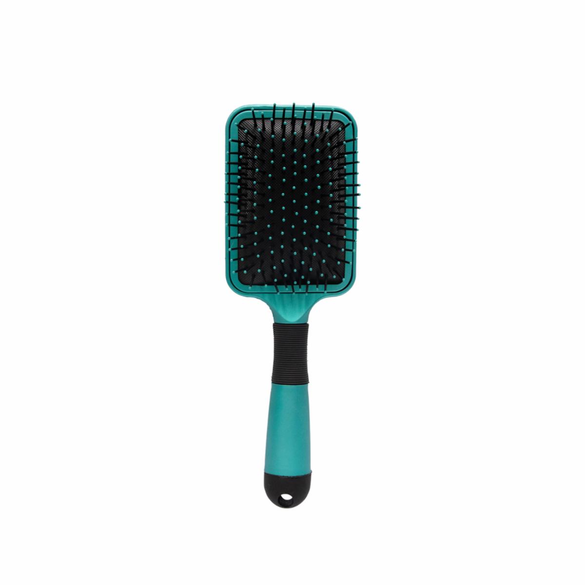 Cepillo De Cabello Rectangular Negro/Verde JOIA Unidad
