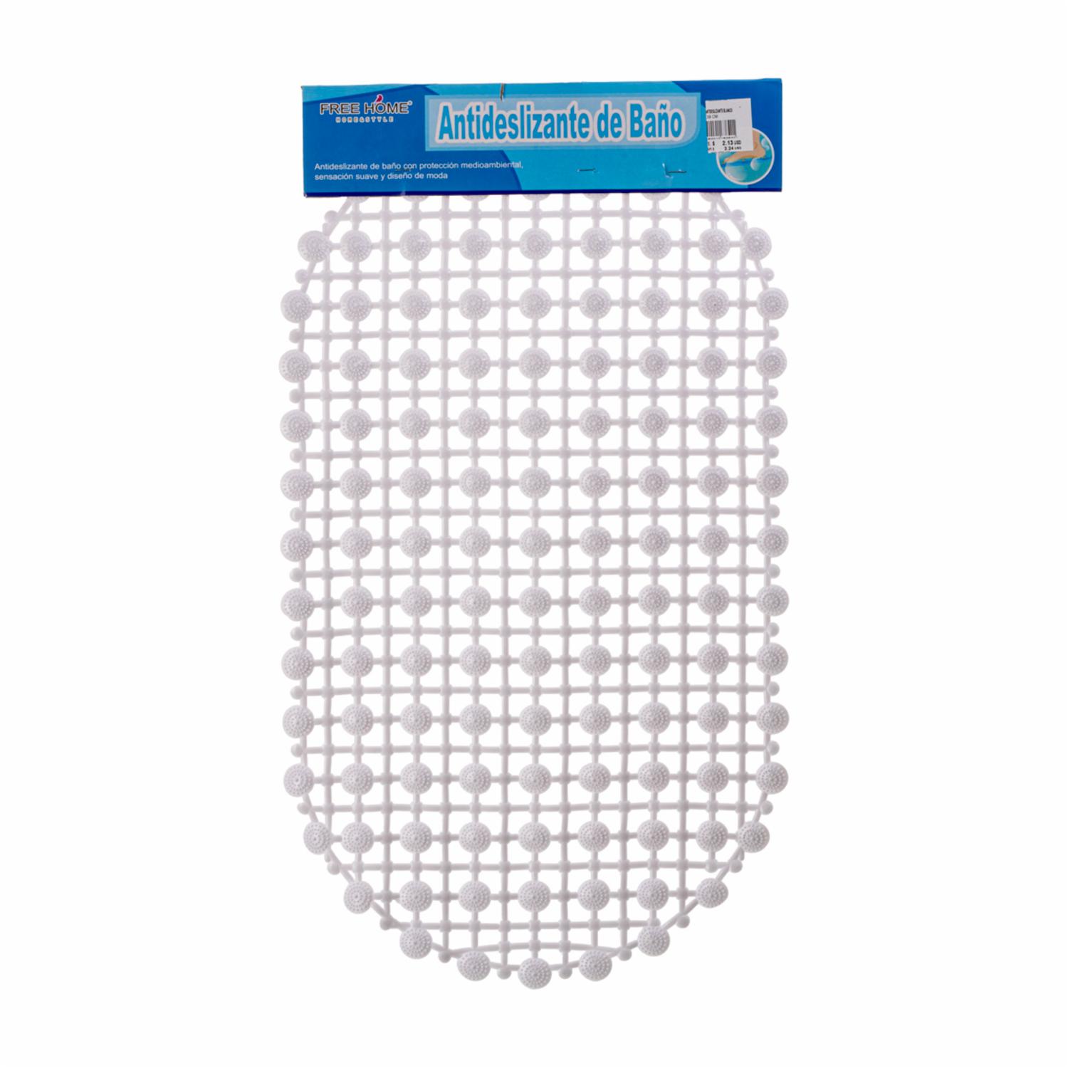 Antideslizante De Baño Blanco FREE HOME 69 X 39 Cm