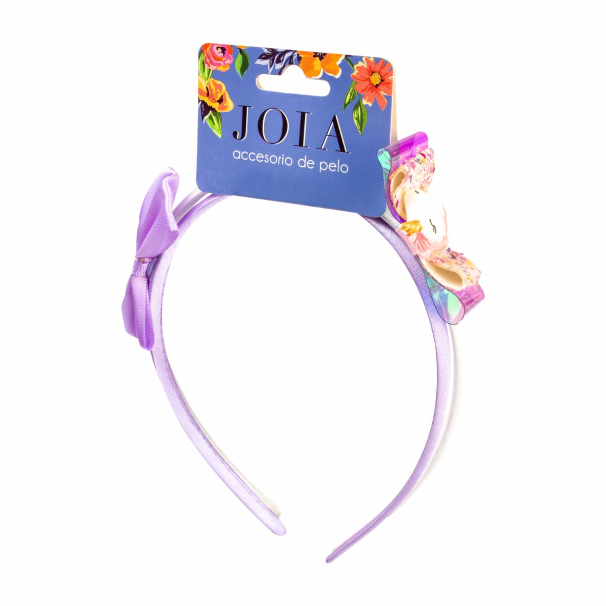 Vinchas De Cabello Tipo Diadema De Niño Lazo Con Unicornio JOIA LonGitud Perfecta X 2 Uds