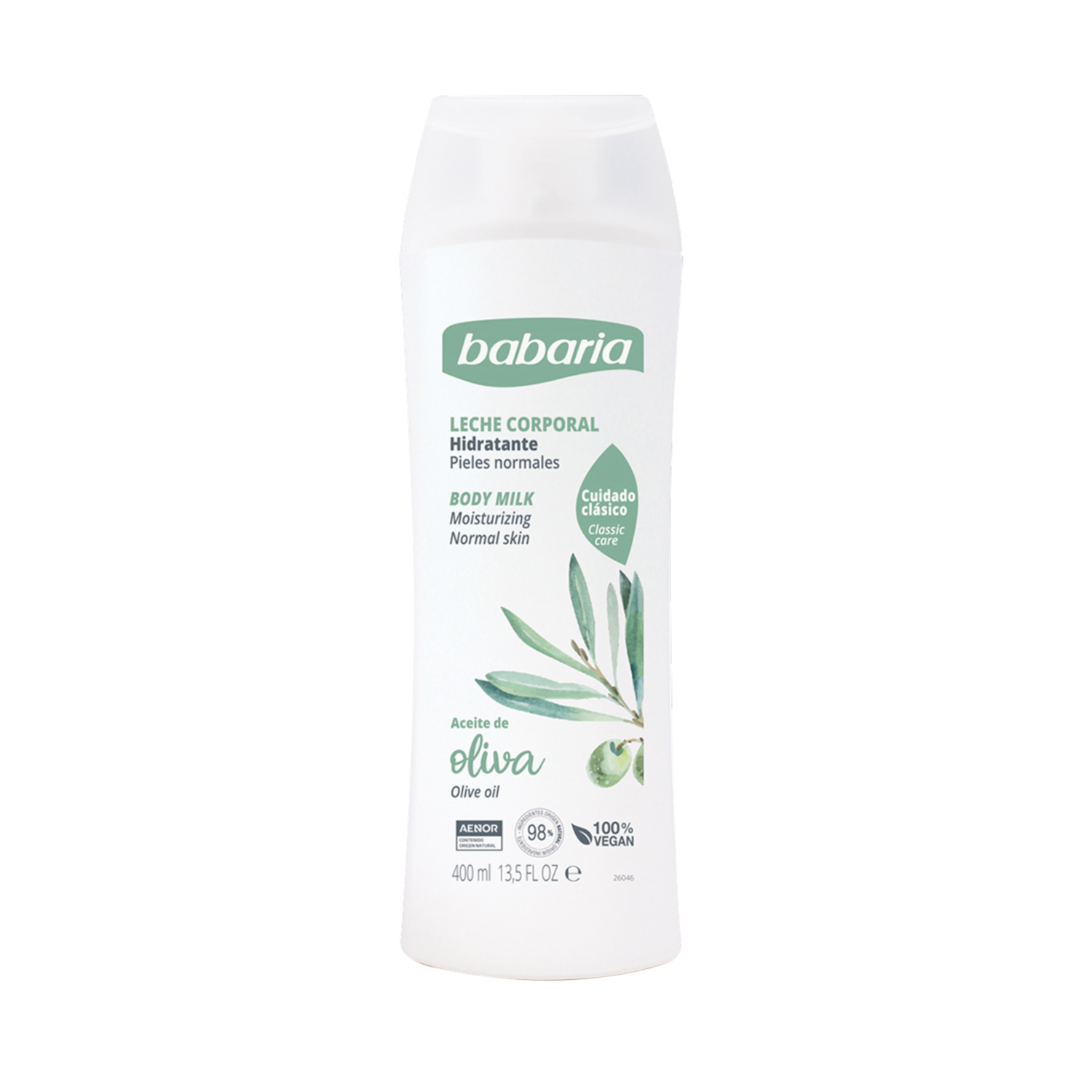 Crema Corporal Con Aceite De Oliva BABARIA 400 Ml