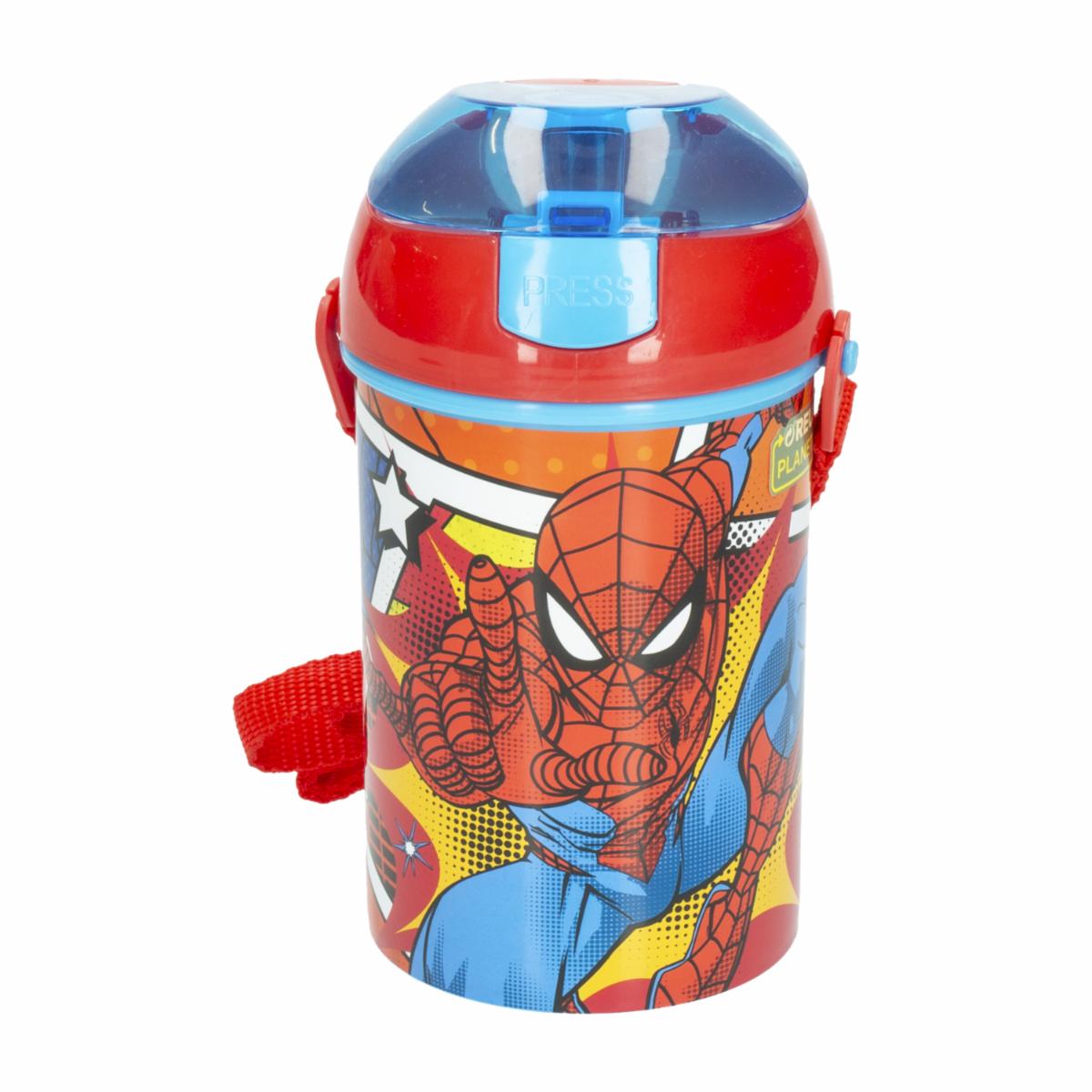 Tomatodo Pop Up  Spiderman Con Cordón STOR 450 Ml