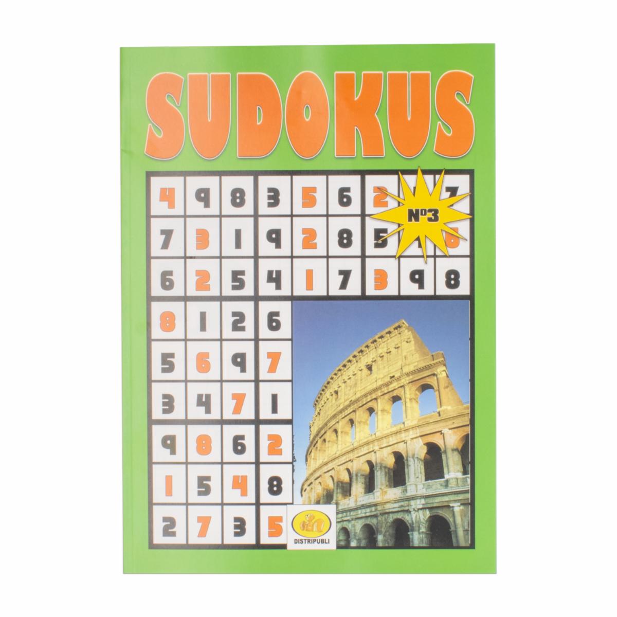 Libro De Pasatiempos Sudokus 19 X 27 DISTRIPUBLI 48 Páginas