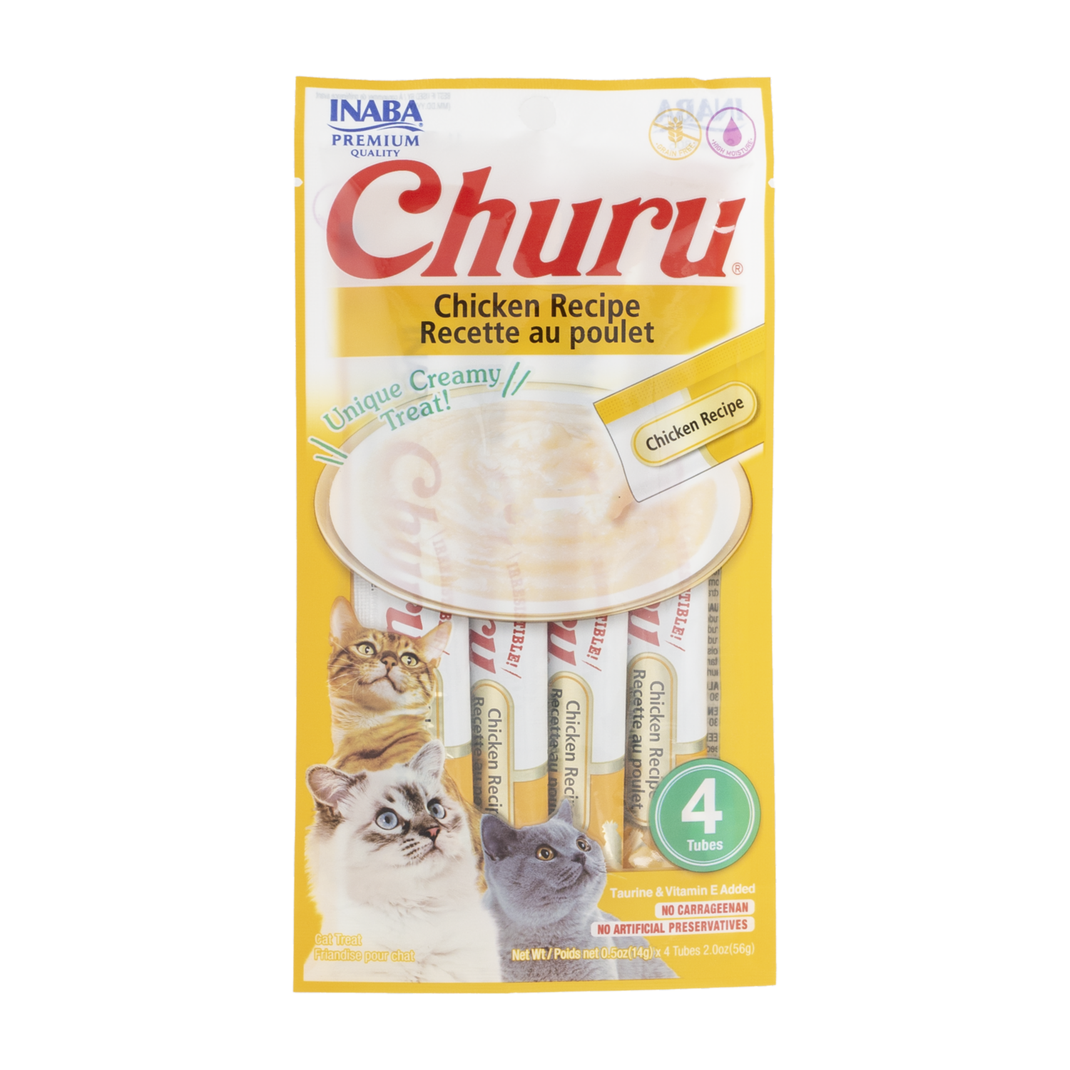 Snack Para Gatos Sabor A Pollo CHURU 56 G