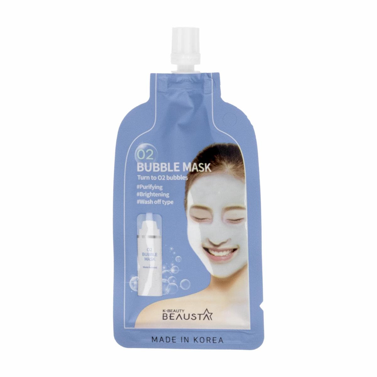 Mascarilla Facial De Burbujas O2 BEAUSTA 20 Ml