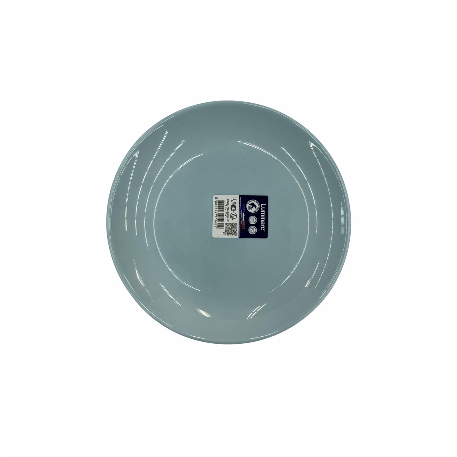 Plato Postre Diwali Paradise Azul LUMINARC 19 Cm