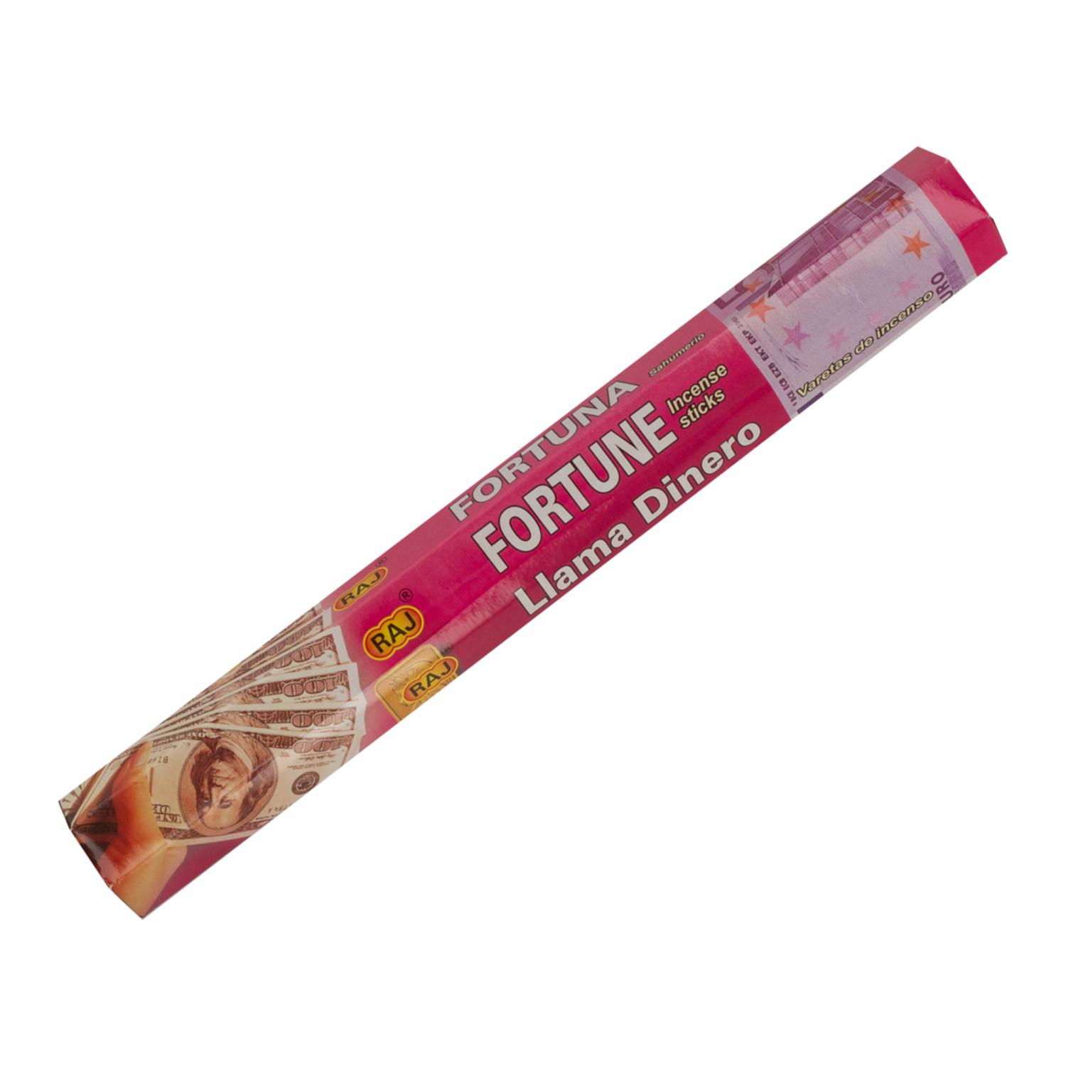 Incienso Hexagonal Fortuna RAJ X 20 Uds