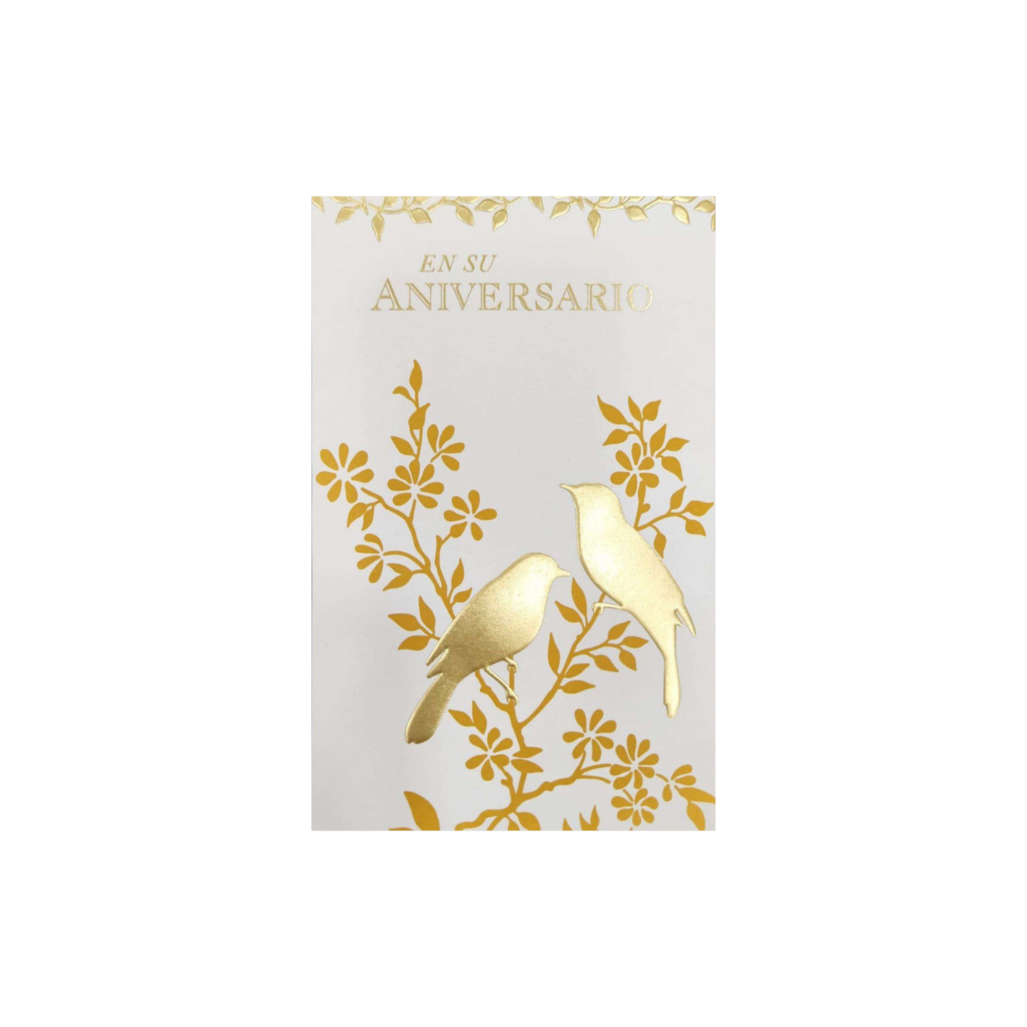 Tarjeta Felicitación Aniversario Pájaros HALLMARK 1 Pieza