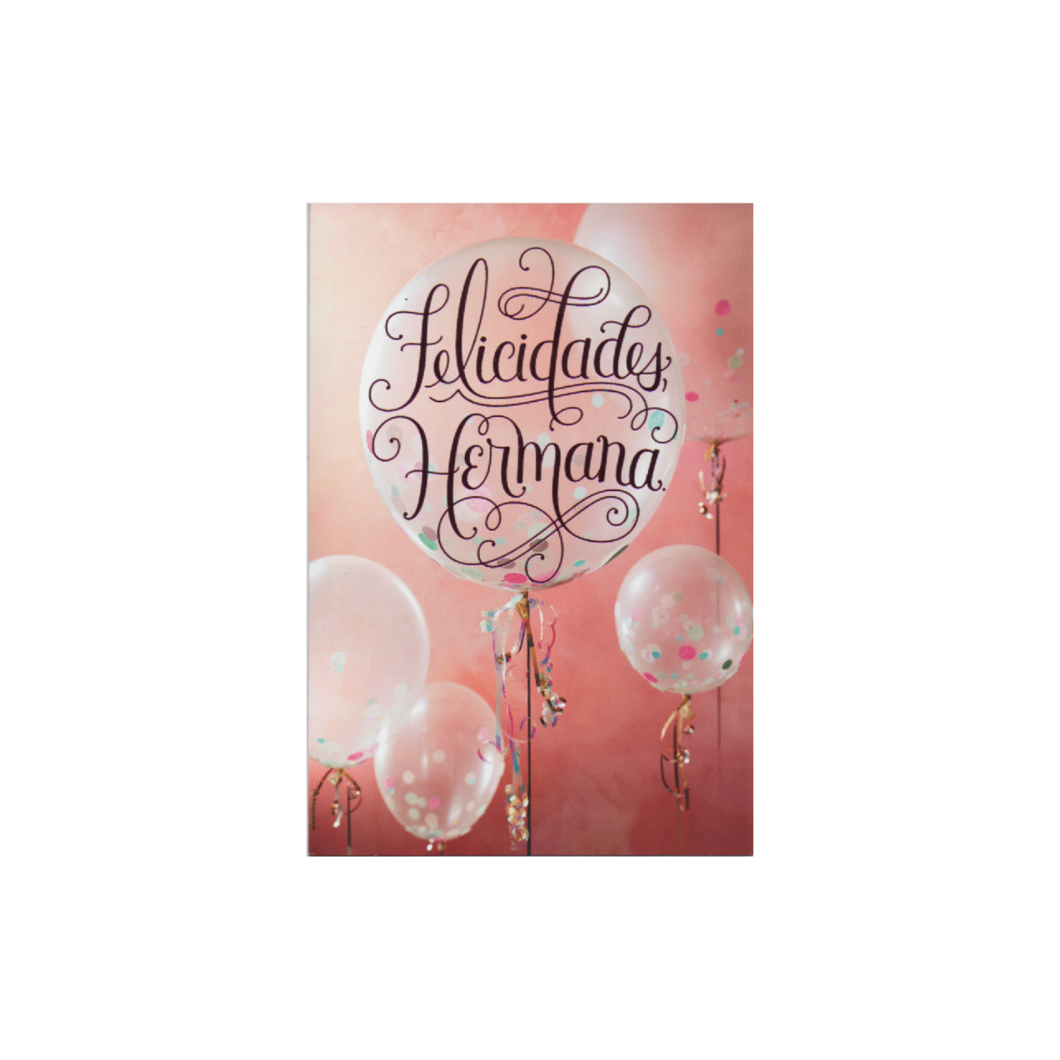 Tarjeta Felicitación Hermana Globos HALLMARK 1 Pieza