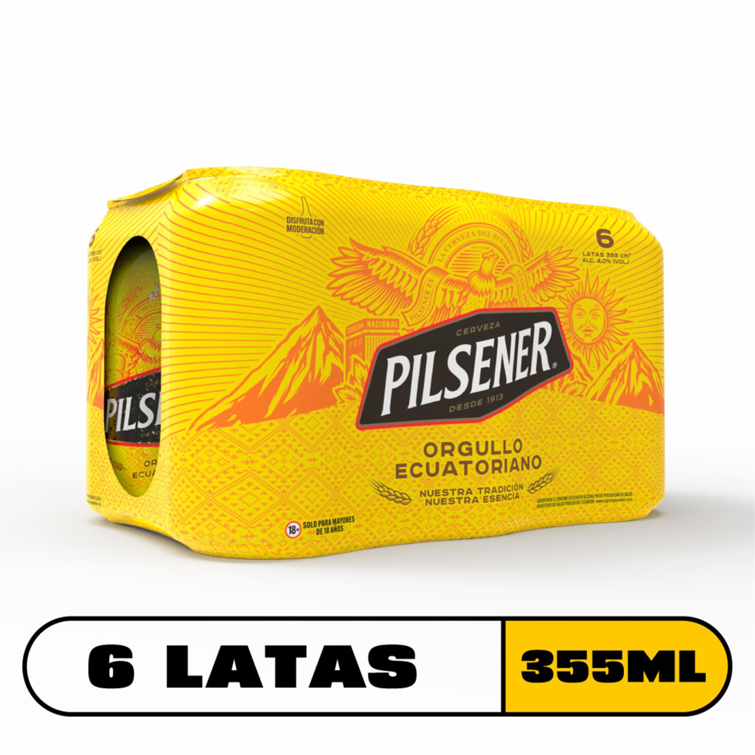 Cerveza Una Ronda Más PILSENER Six Pack Latas 355 Ml