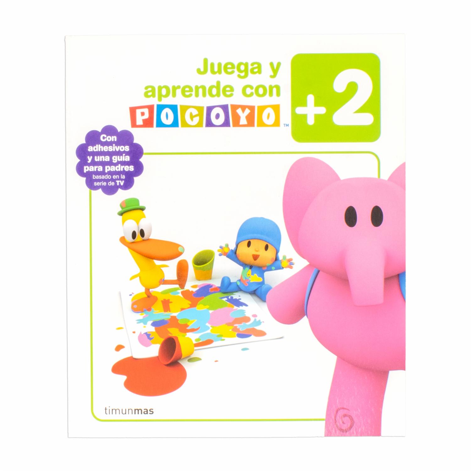 Libro De Actividades Juega Y Aprende Con Pocoyo + 2 Adhesivos MR.BOOKS 44 Páginas