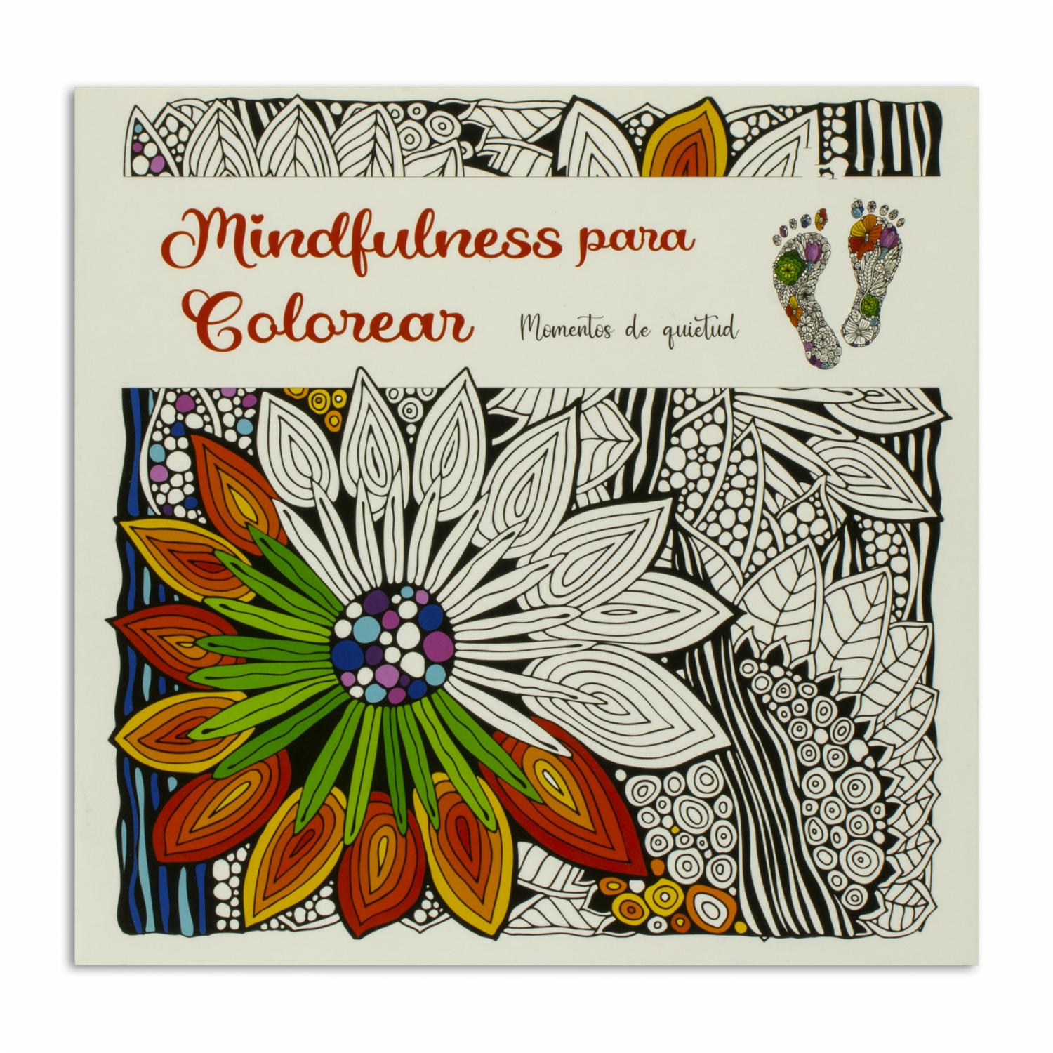 Libro De Autoayuda Mindfulness Para Colorear MR.BOOKS 32 Páginas