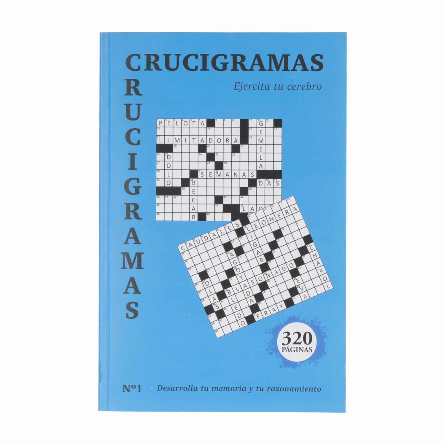 Libro De Crucigramas Desarrolla Tu Mente MR.BOOKS 320 Páginas