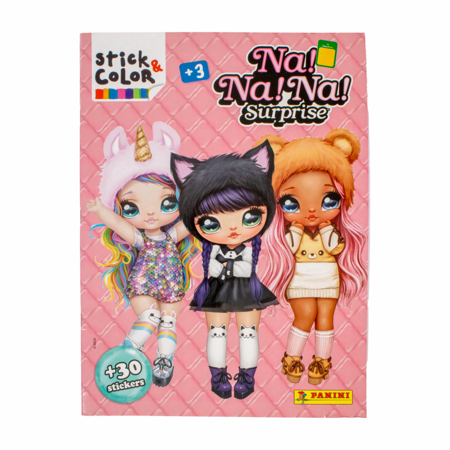 Libro Na Na Na Surprise Stick Y Color Infantil En Gran Formato PANINI Unidad