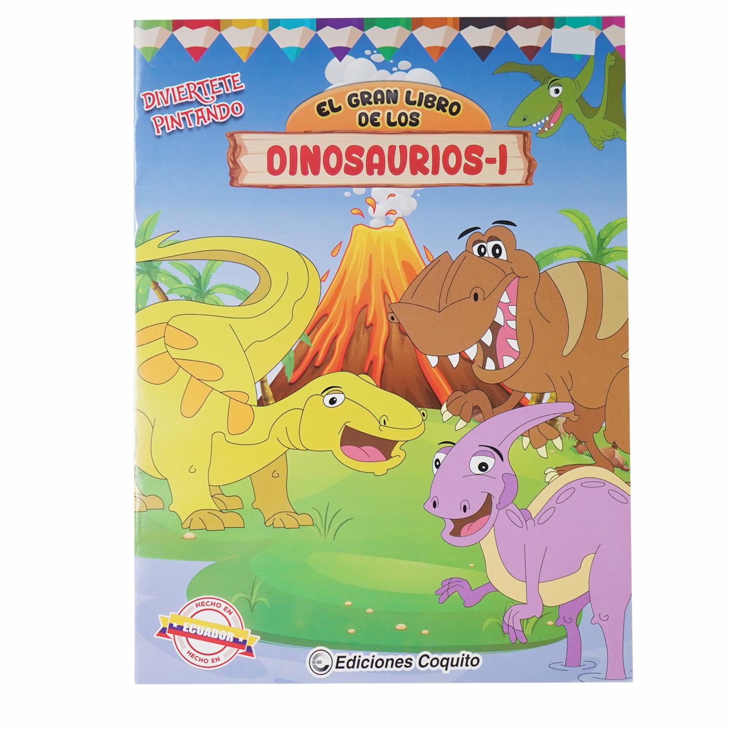 Gran Libro Col 4 Títulos De Los Dinosaurios COQUITO 32 Páginas